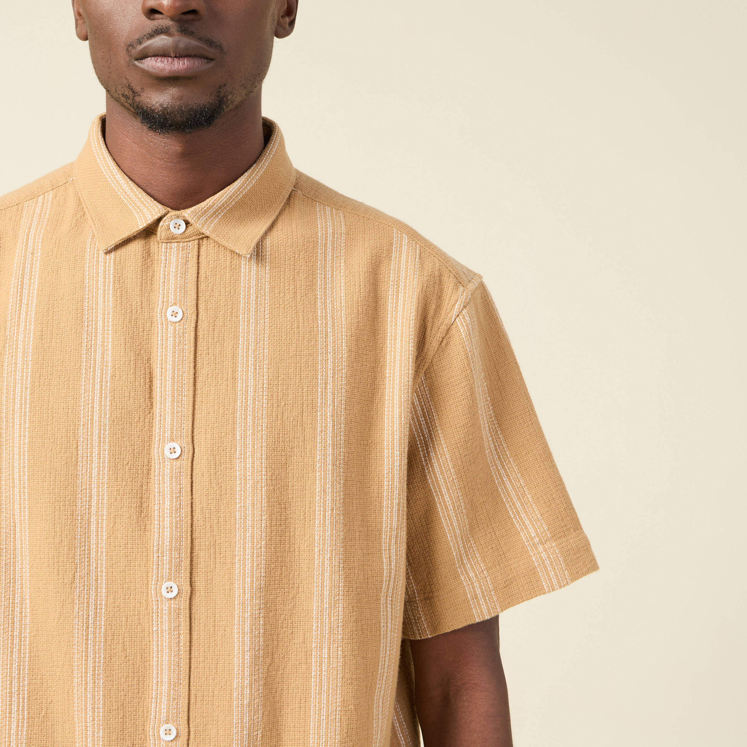 chemise eco responsable camel homme Chemise éco-responsable camel homme