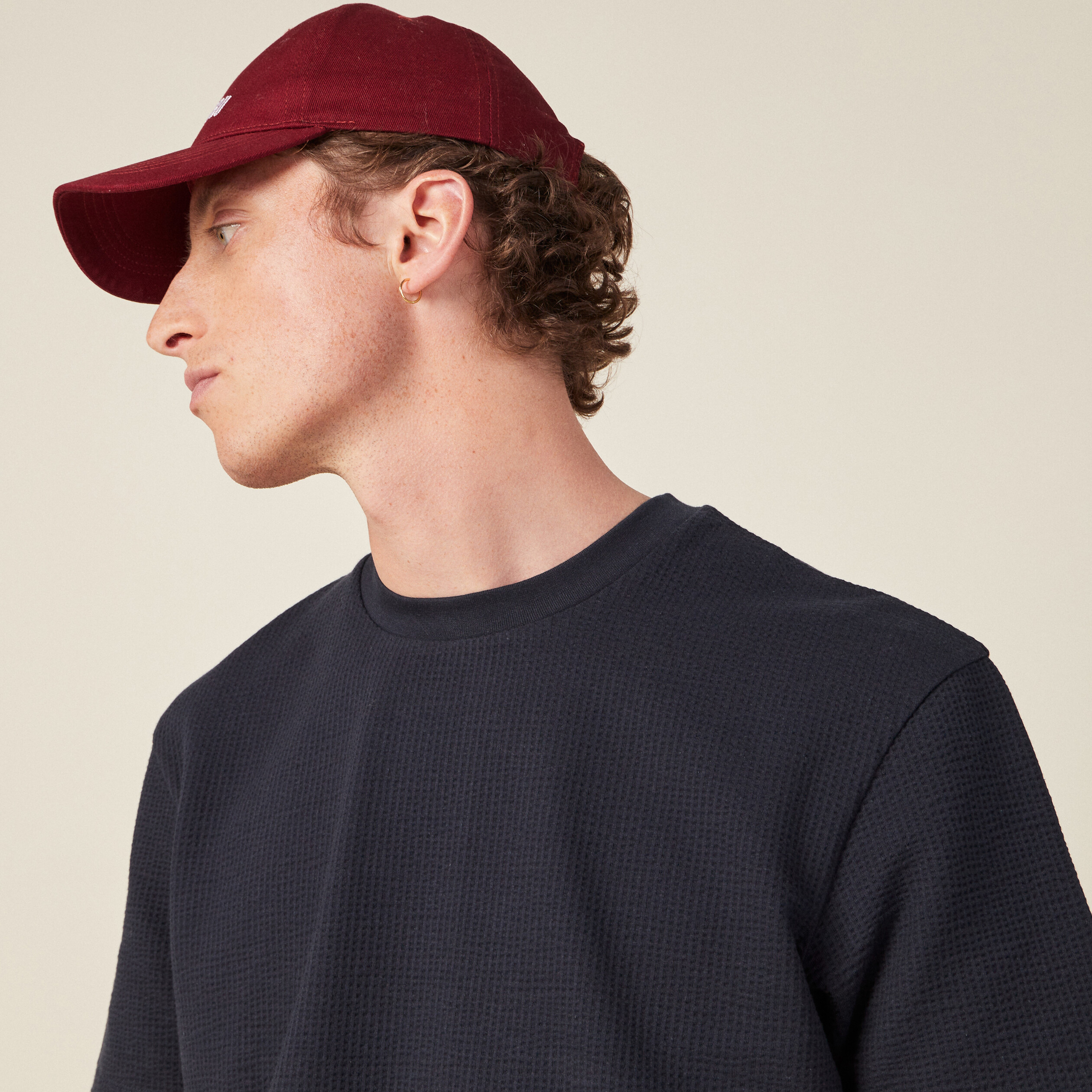 T-shirt éco-responsable bleu marine homme
