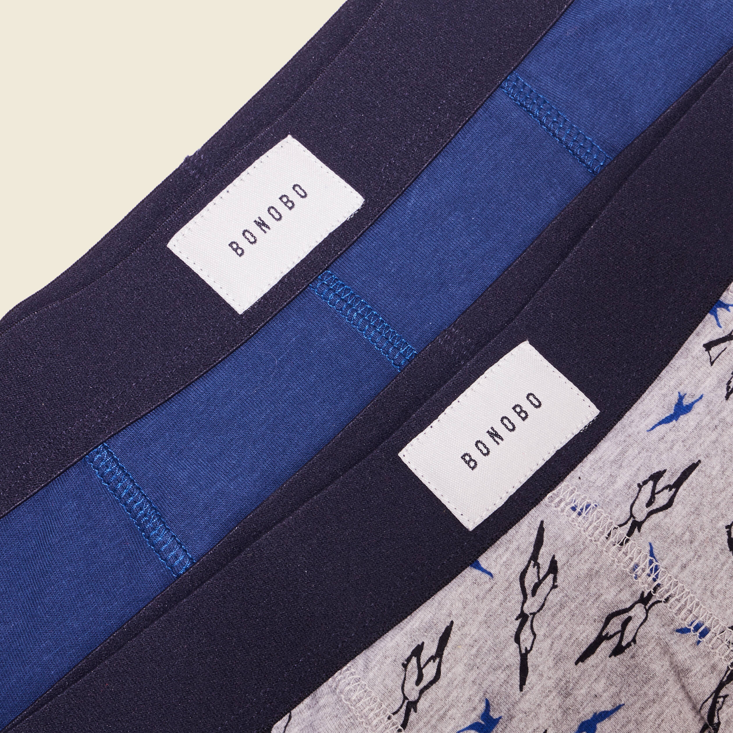 lot 2 boxers bleu marine homme Lot 2 boxers bleu marine homme