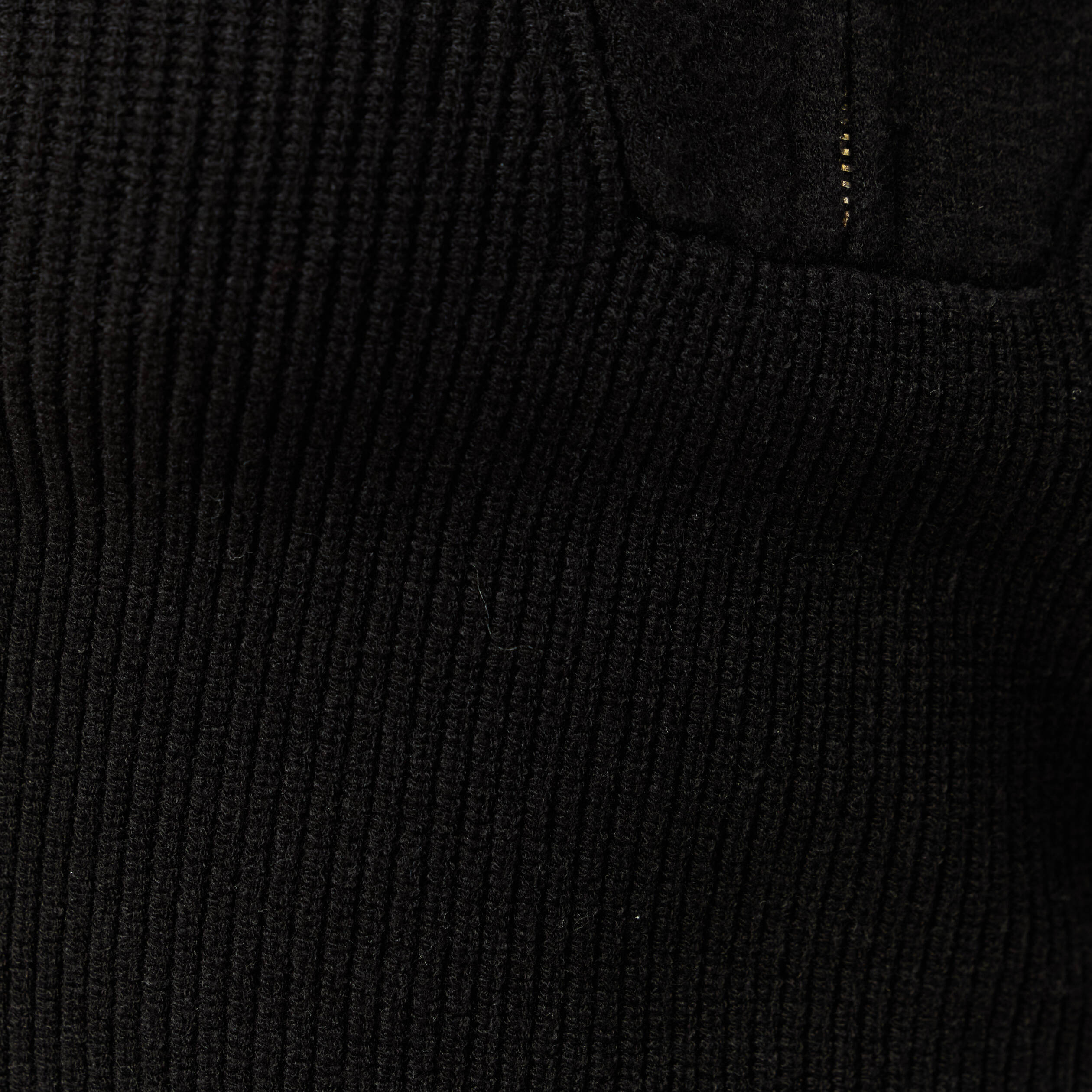 Pull col camionneur manches longues noir femme