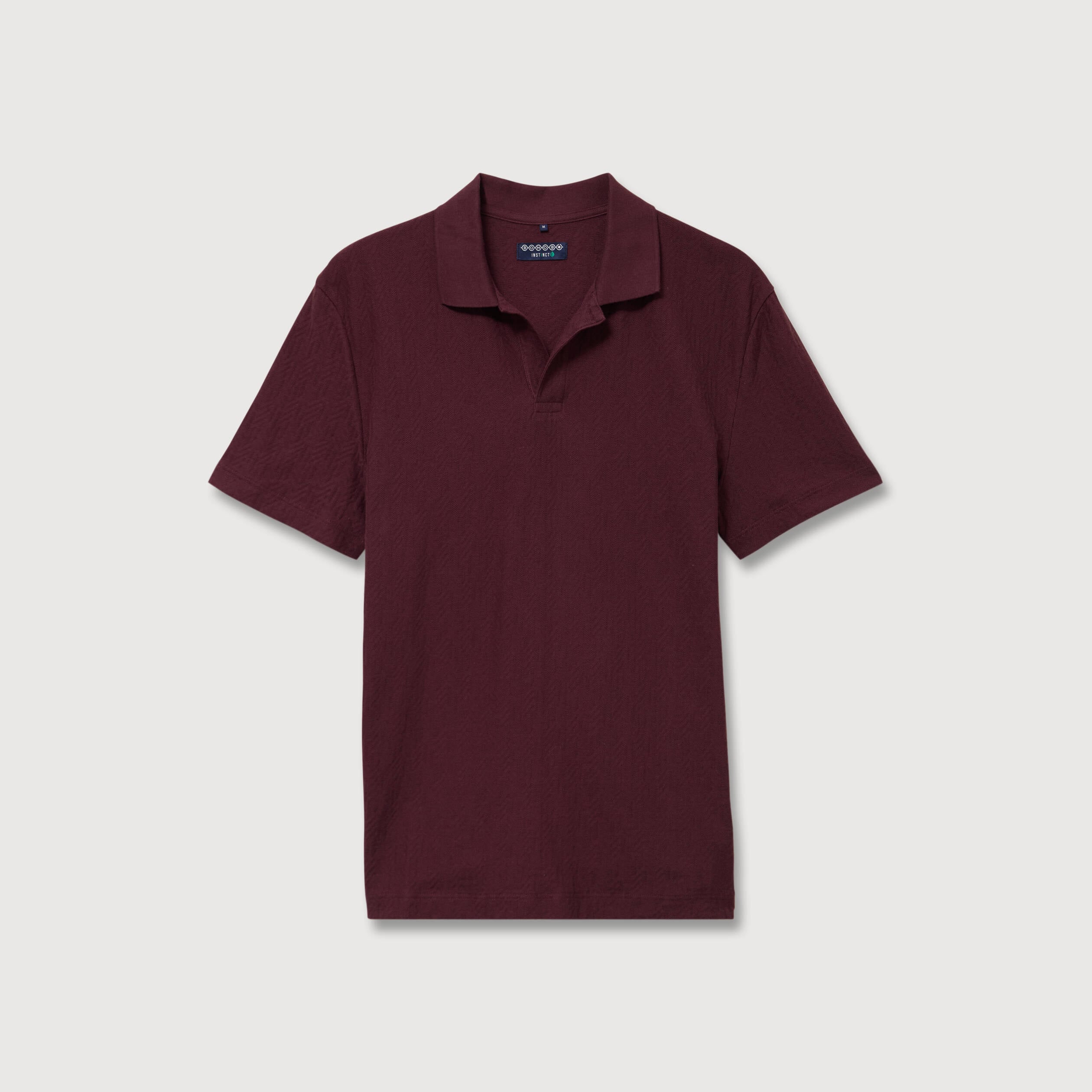 Polo manches courtes prune homme