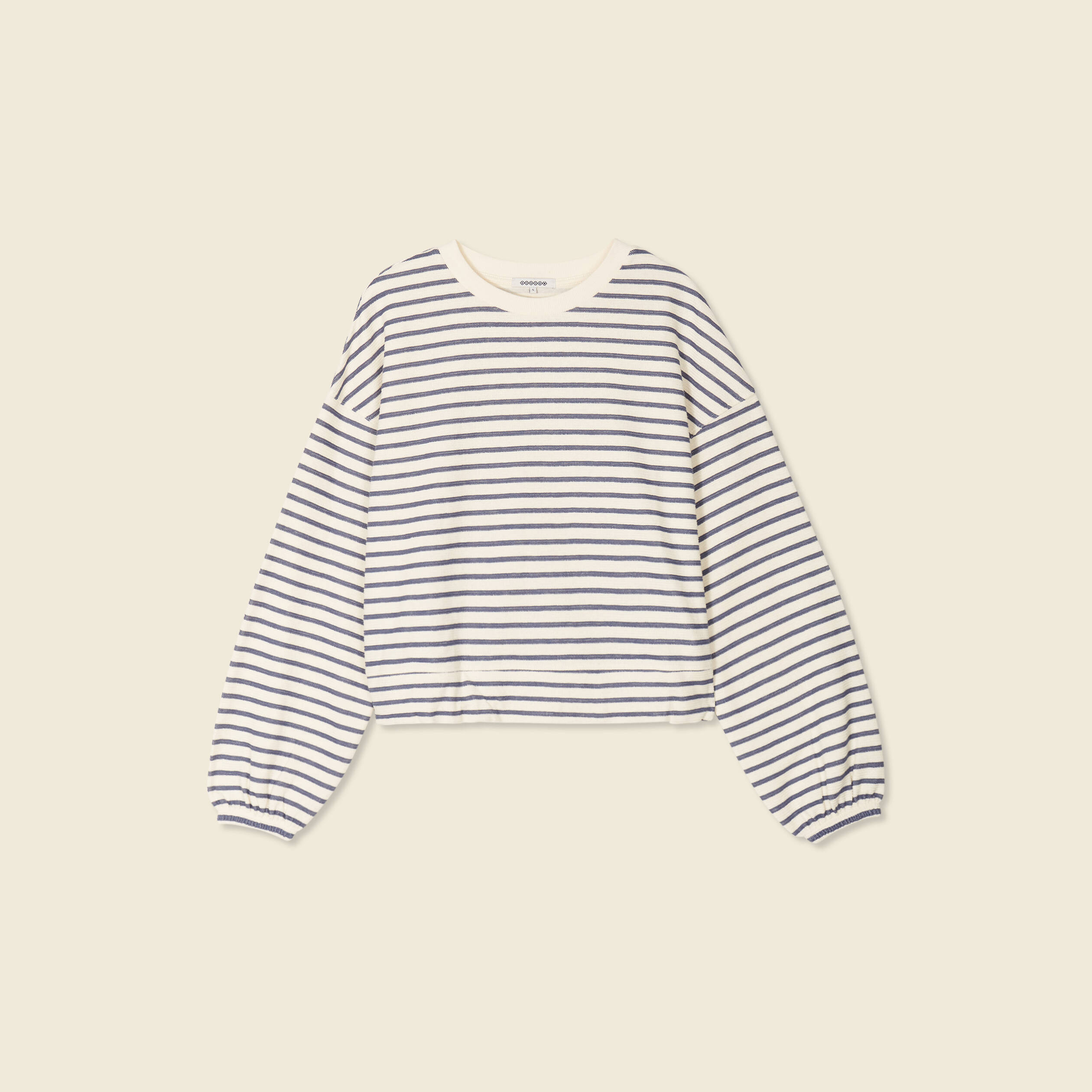 sweat manches longues ecru femme Sweat manches longues ecru femme