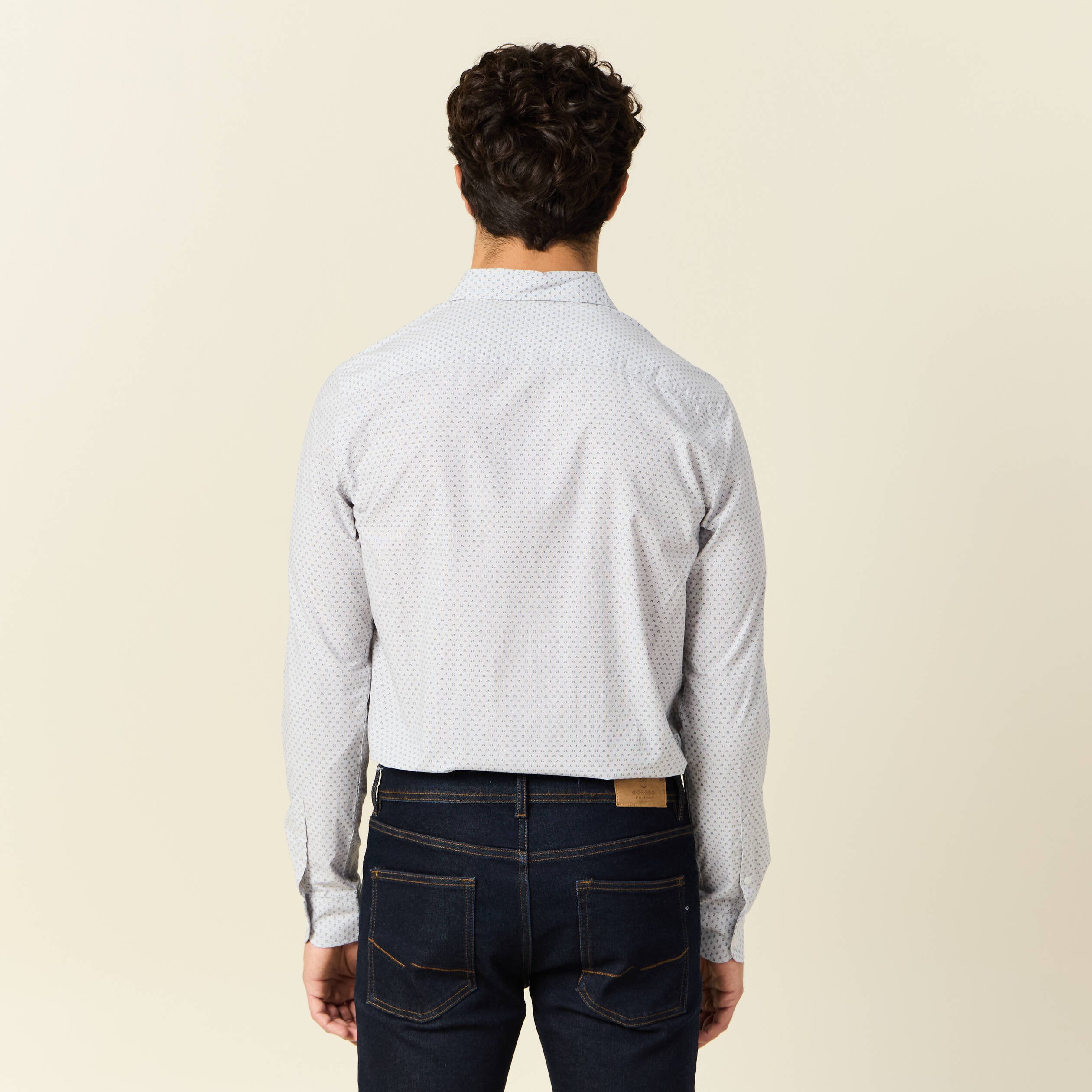 chemise manches longues gris homme Chemise manches longues gris homme