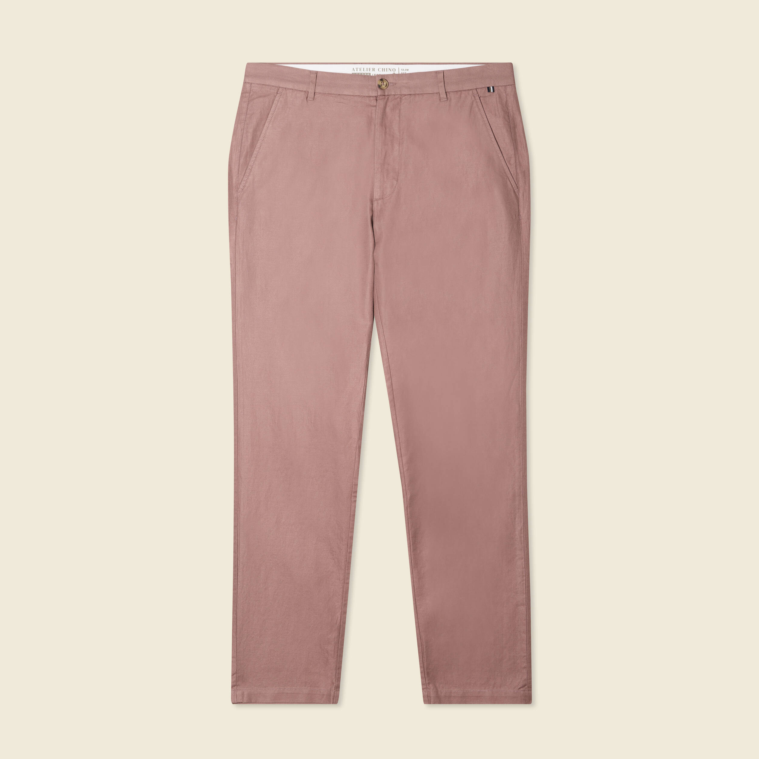 pantalon chino vieux rose homme Pantalon chino vieux rose homme