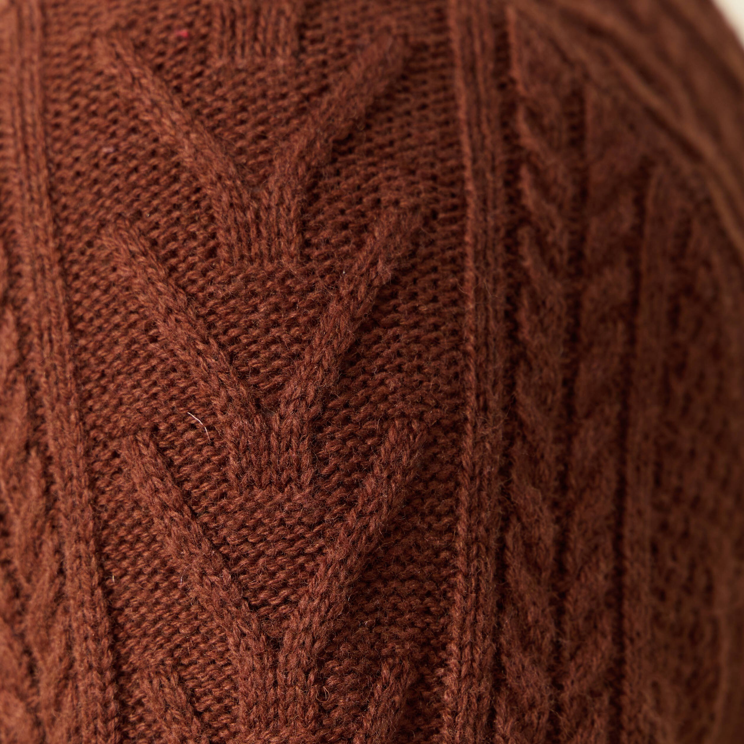 pull manches longues marron cognac homme Pull manches longues marron cognac homme