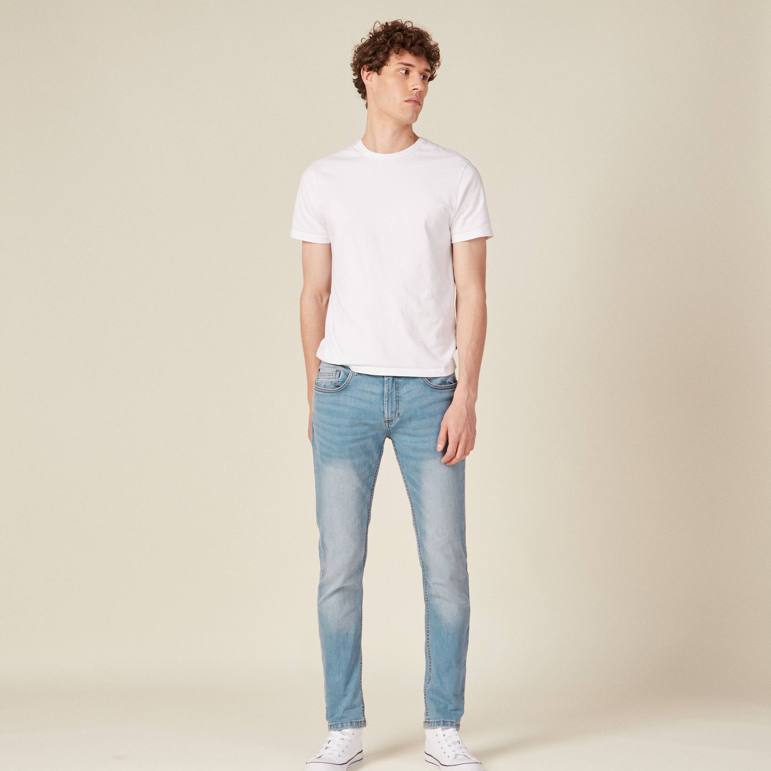 jeans slim eco respnsable denim used homme Jeans slim éco-respnsable denim used homme