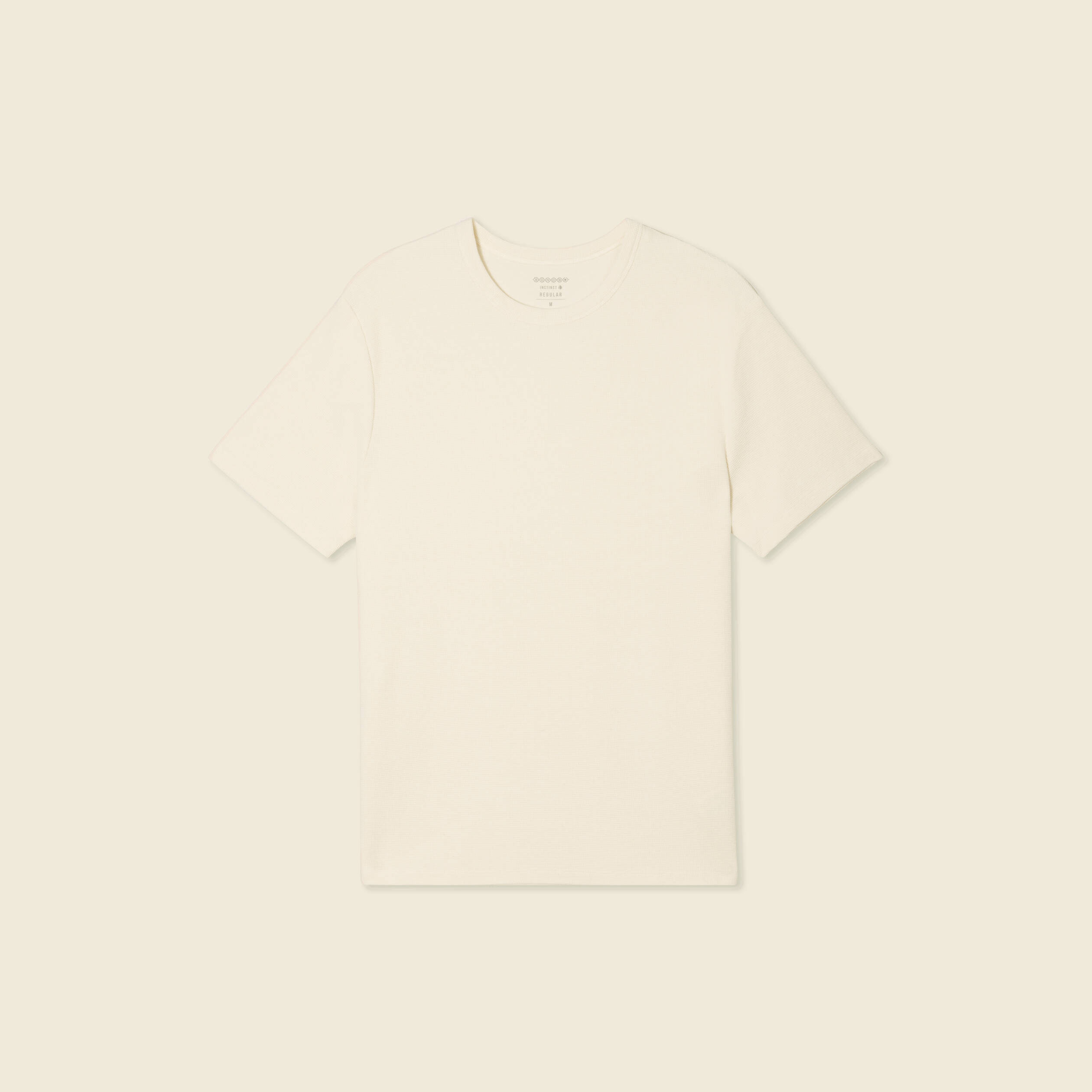 T-shirt manches courtes ecru homme