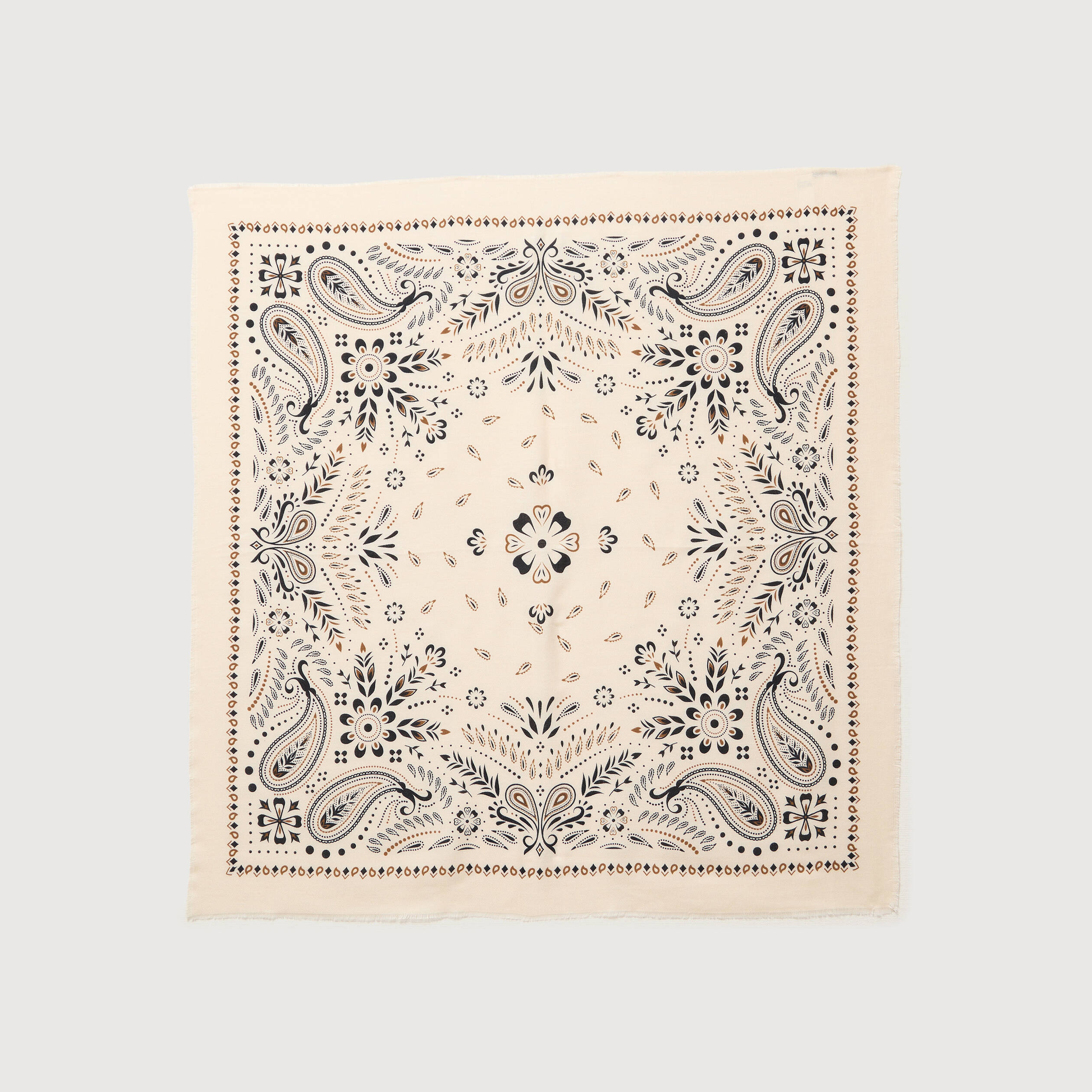Foulard ecru femme