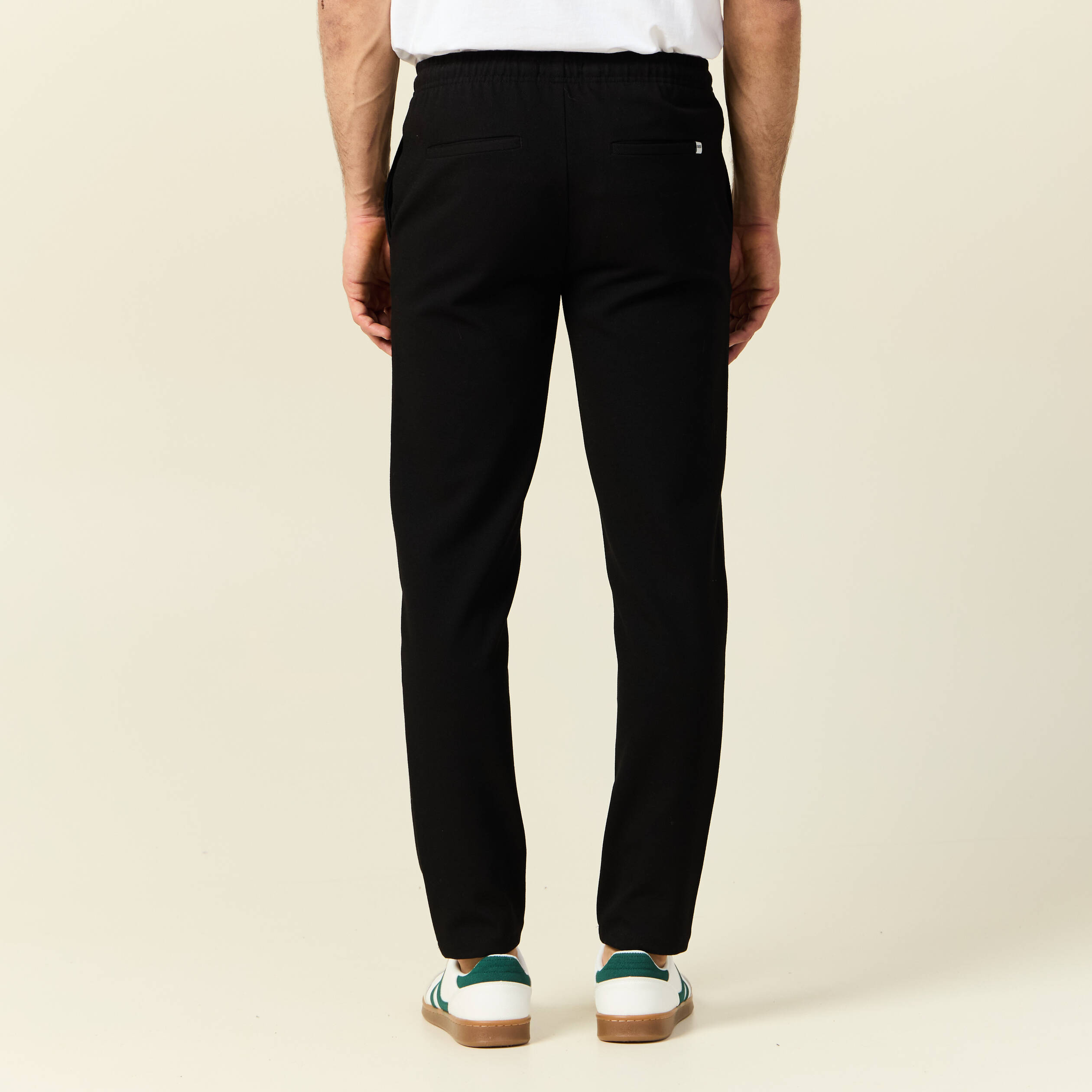 pantalon chino jogger noir homme Pantalon chino jogger noir homme