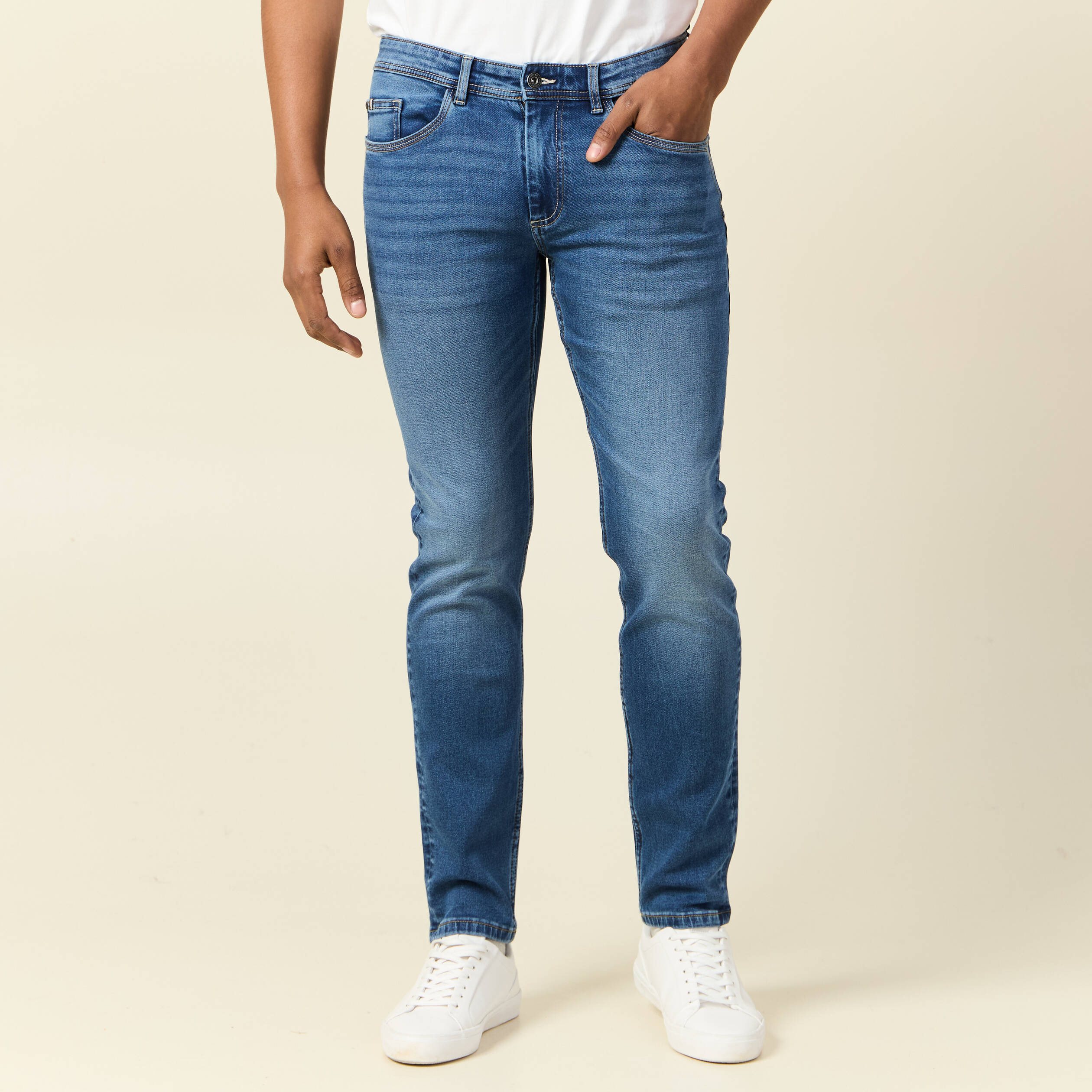 Jean stretch slim homme deals