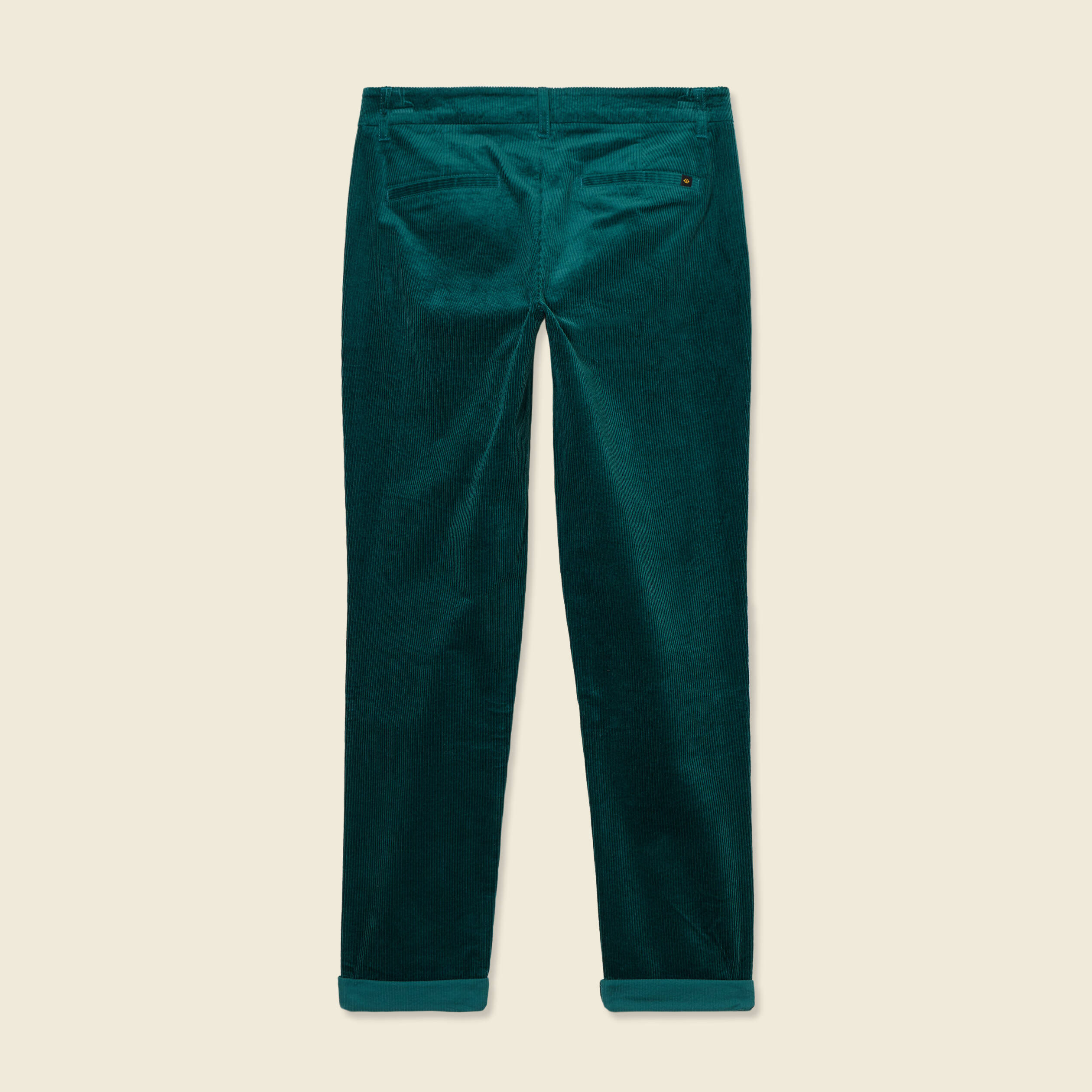 pantalon chino velours cotele vert canard femme Pantalon chino velours côtelé vert canard femme