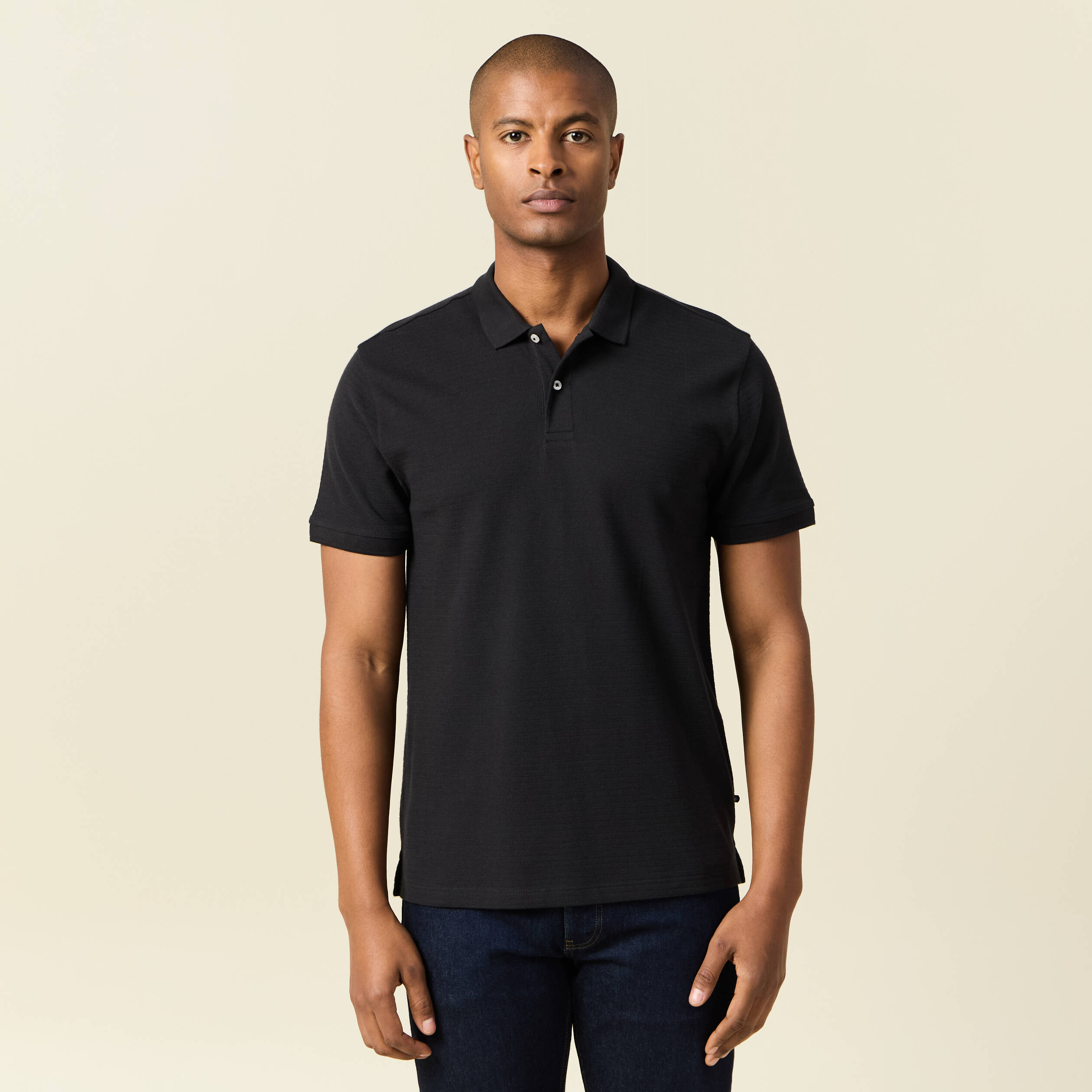 polo eco responsable noir homme Polo éco-responsable noir homme