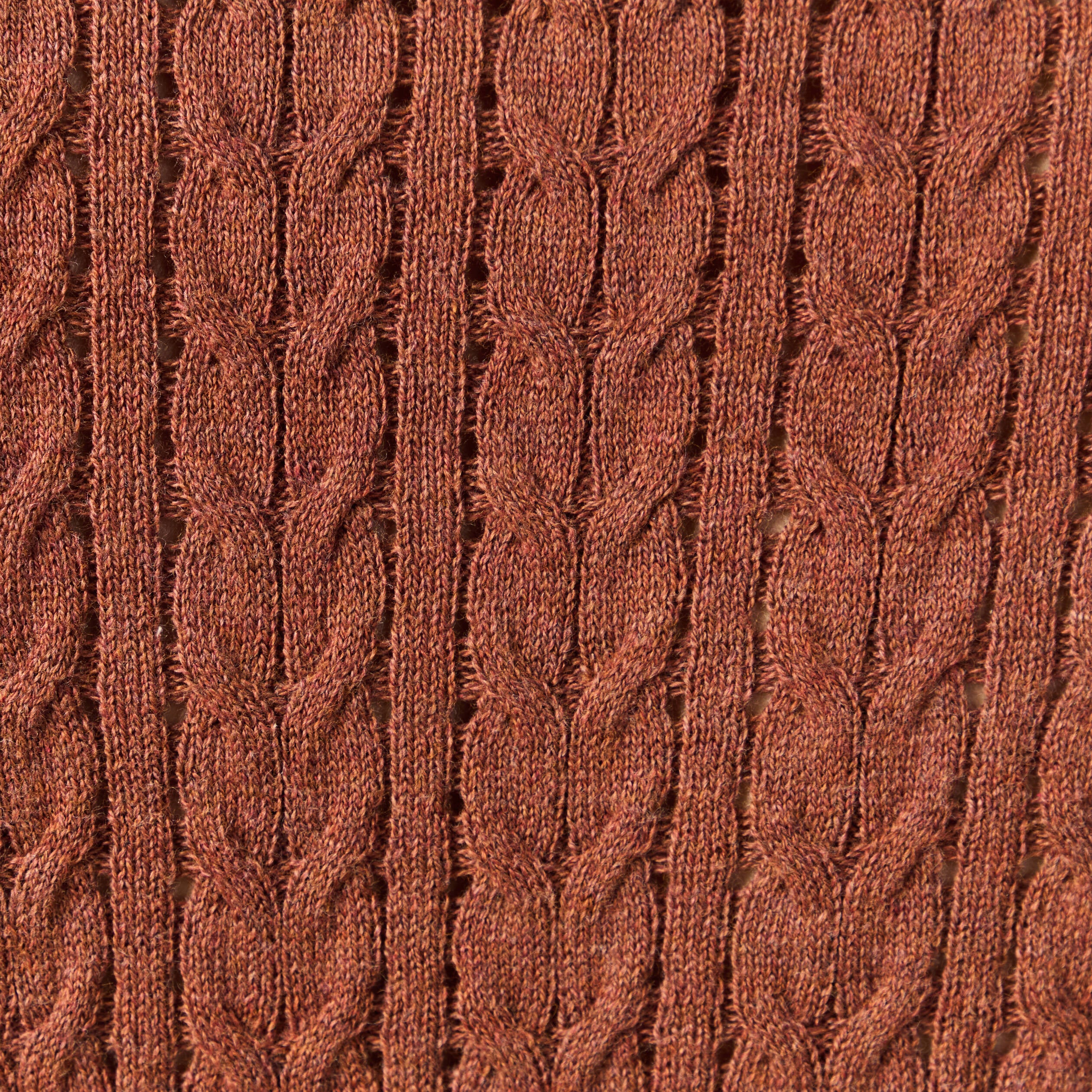 Polo col polo manches coude en coton marron fonc&eacute; femme