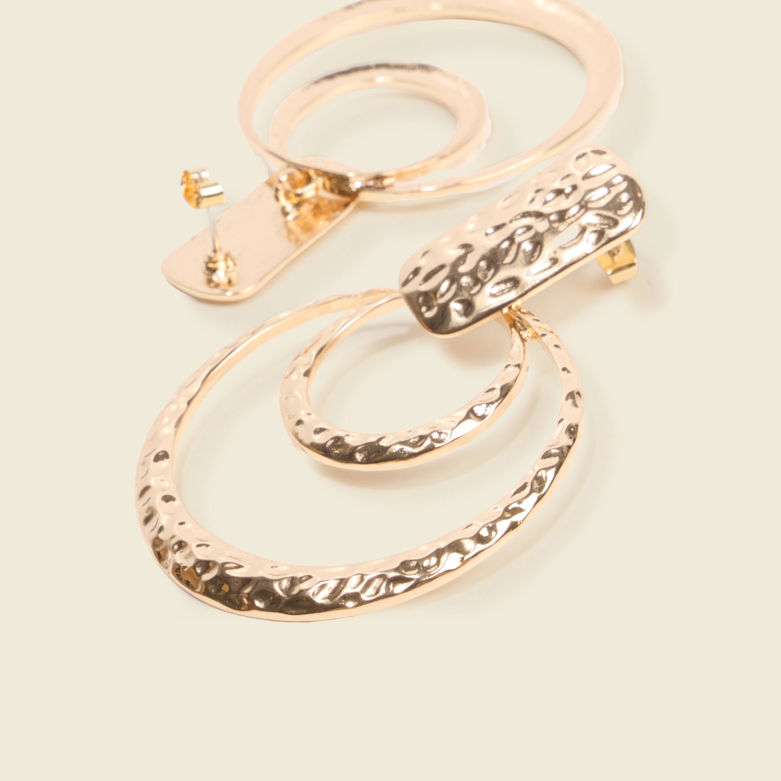 Boucles d'oreilles couleur or femme