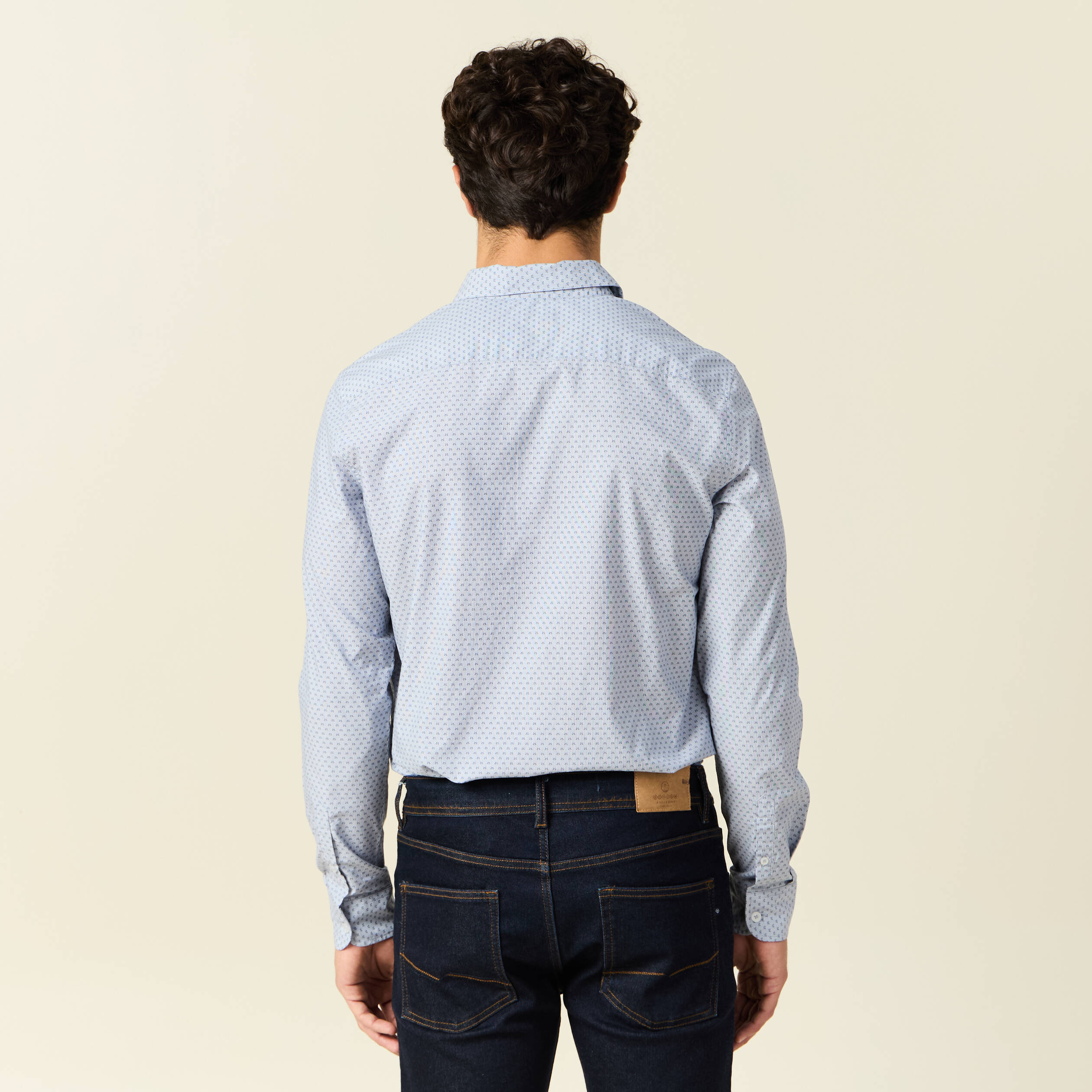 chemise manches longues bleu homme Chemise manches longues bleu homme