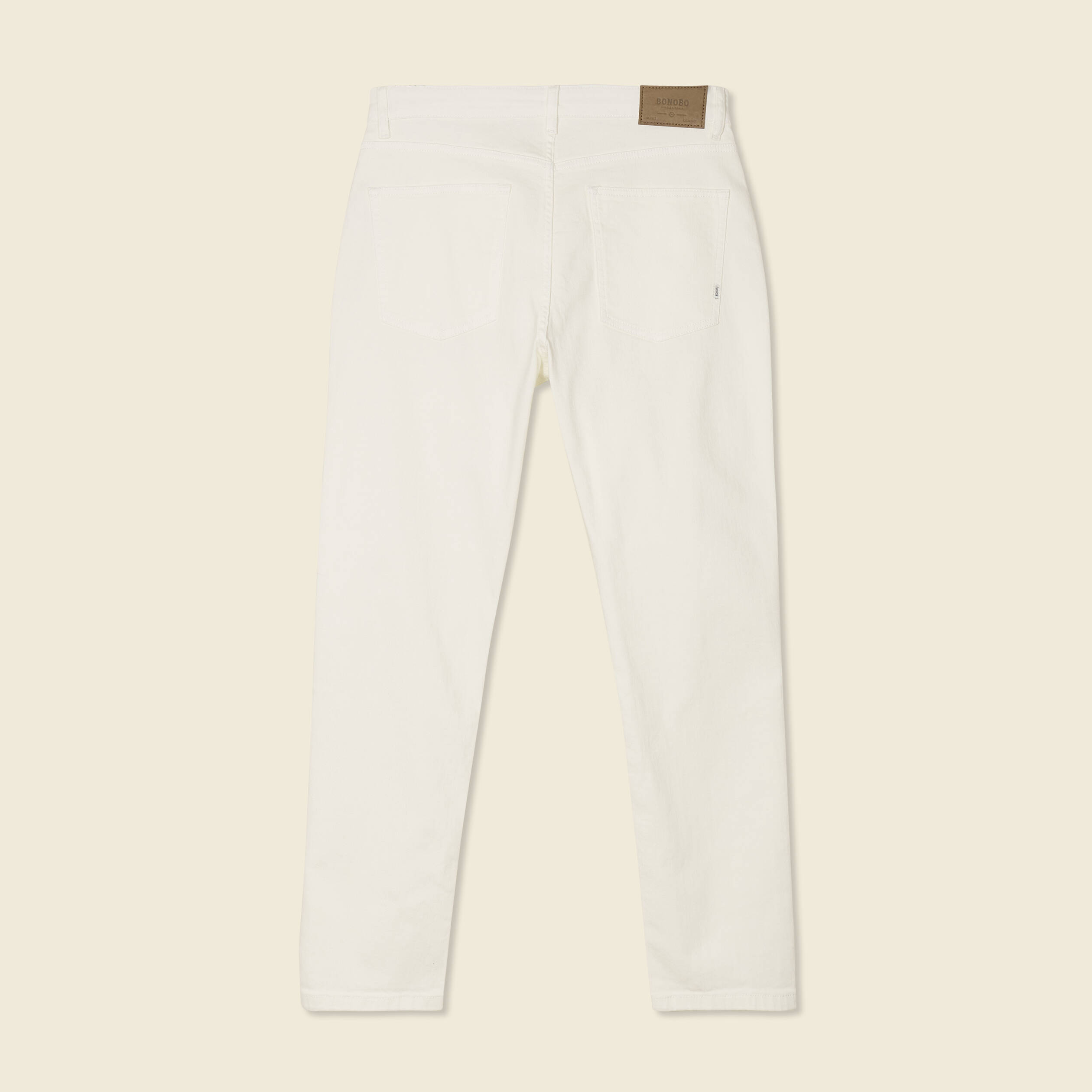 jeans straight taille tapered denim blanc homme Jeans straight taille tapered denim blanc homme