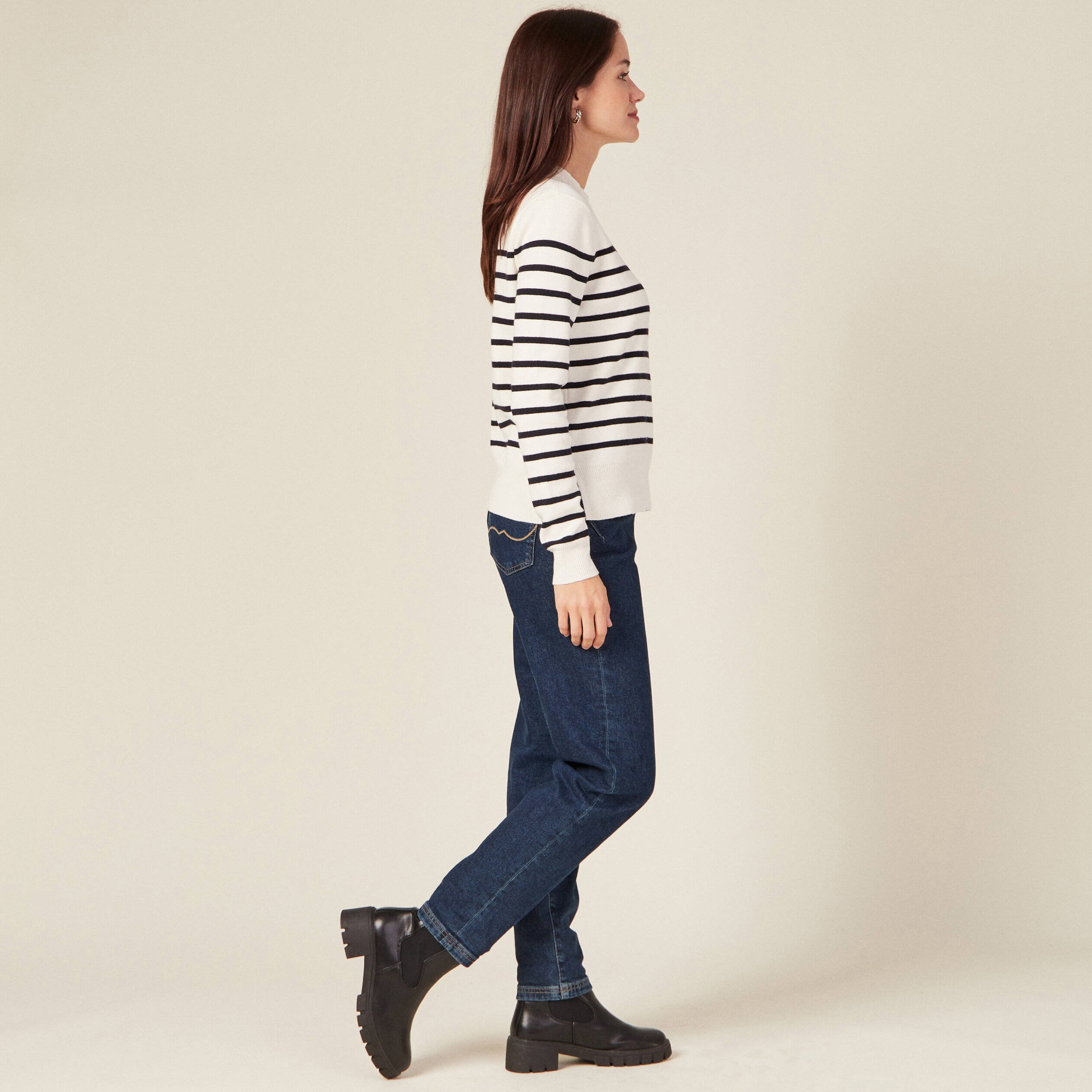 pull eco responsable ecru femme Pull éco-responsable ecru femme