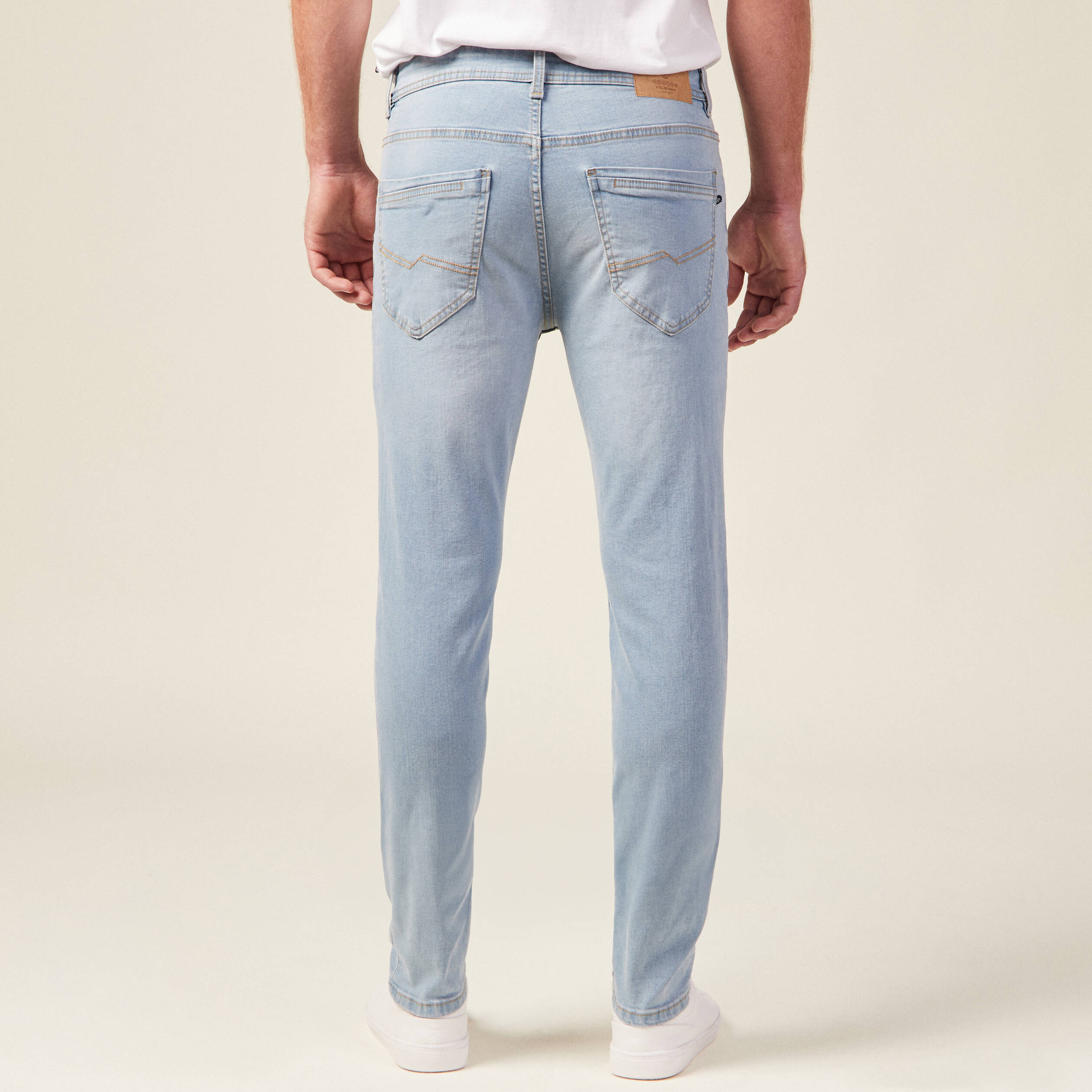 jeans slim eco responsable denim bleach homme Jeans slim éco-responsable denim bleach homme