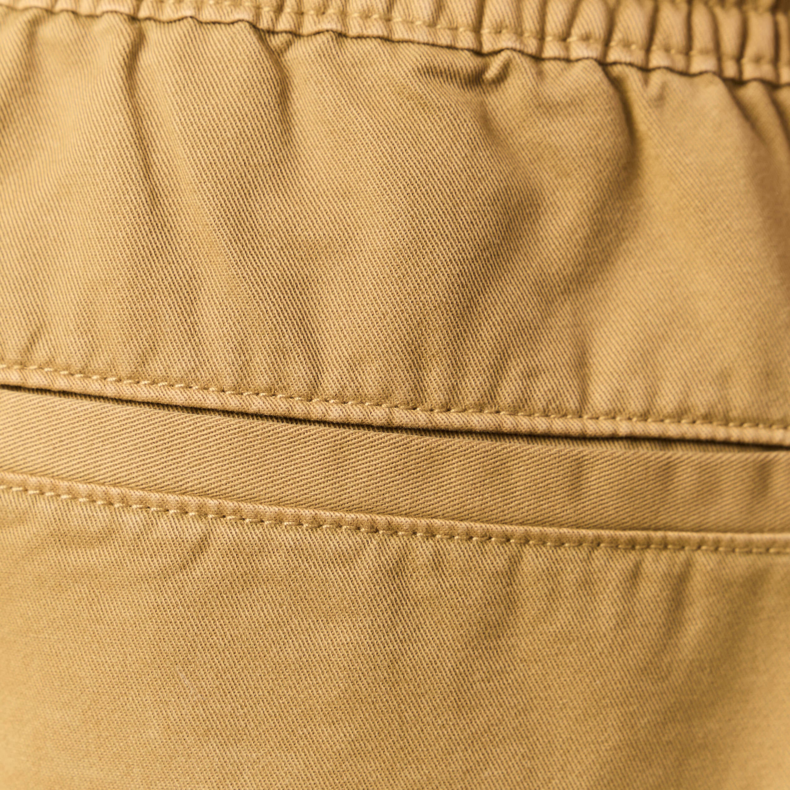 Bermuda droit cargo camel homme