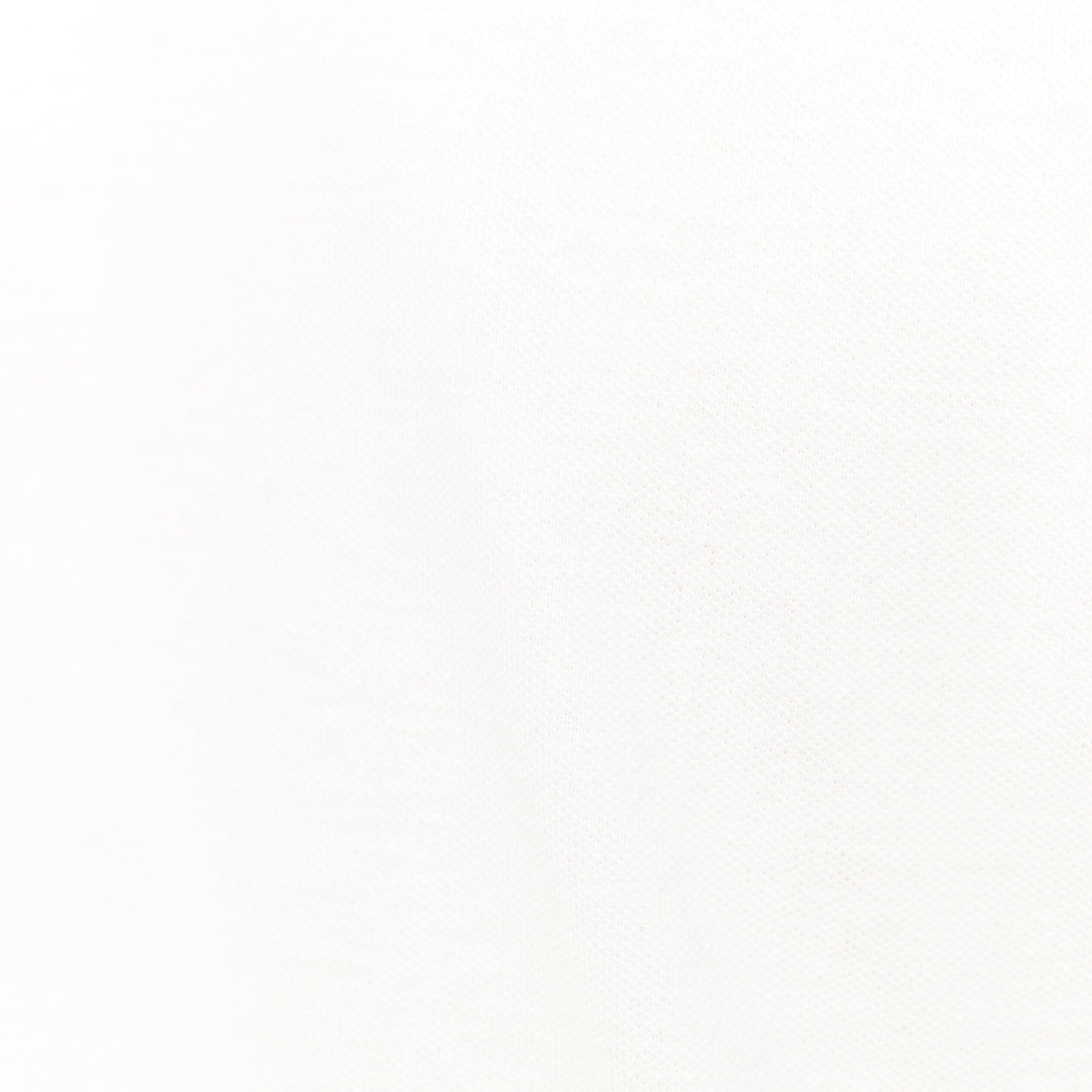 Polo cintr&eacute; en coton manches courtes blanc homme