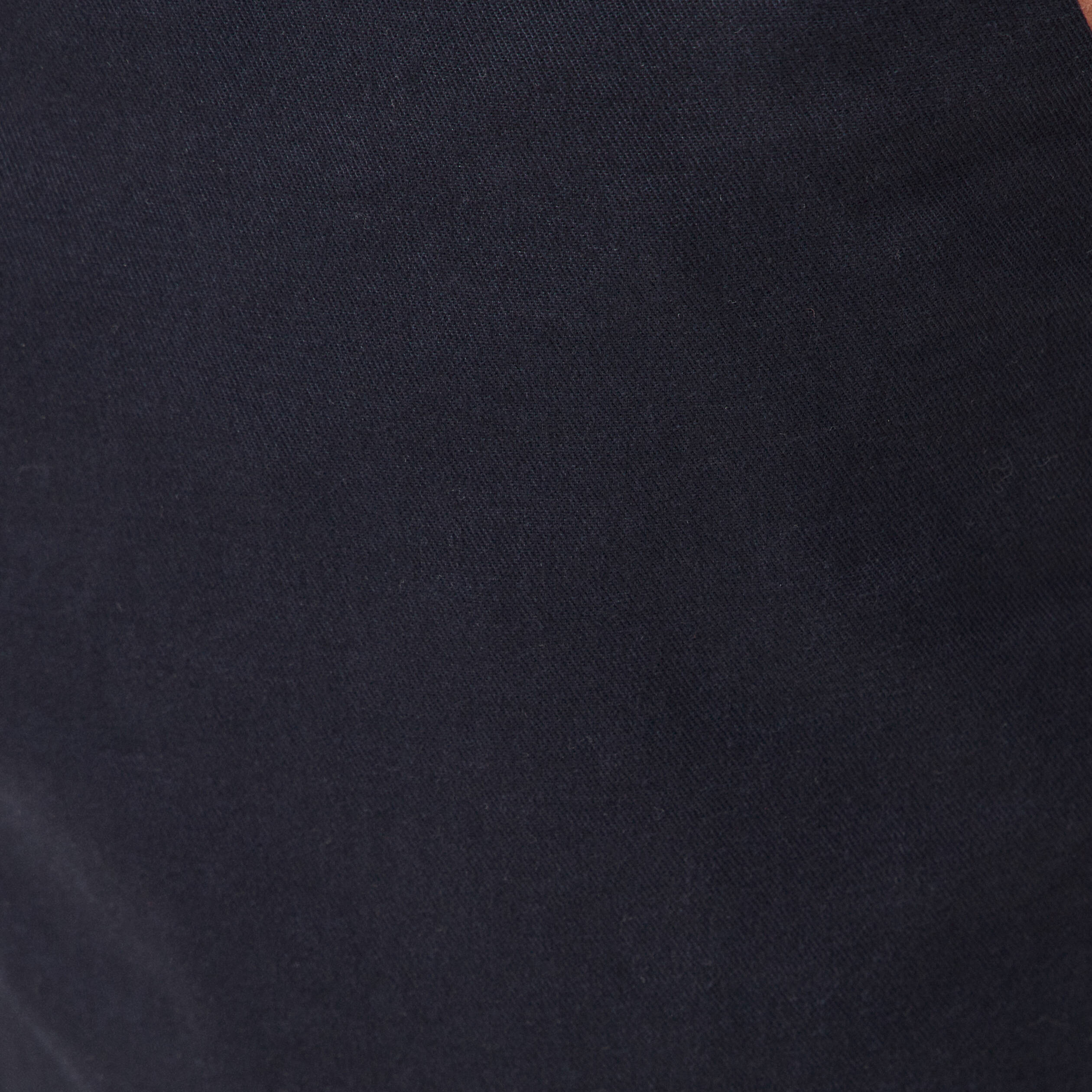 Pantalon chino longueur 32 bleu fonc&eacute; homme