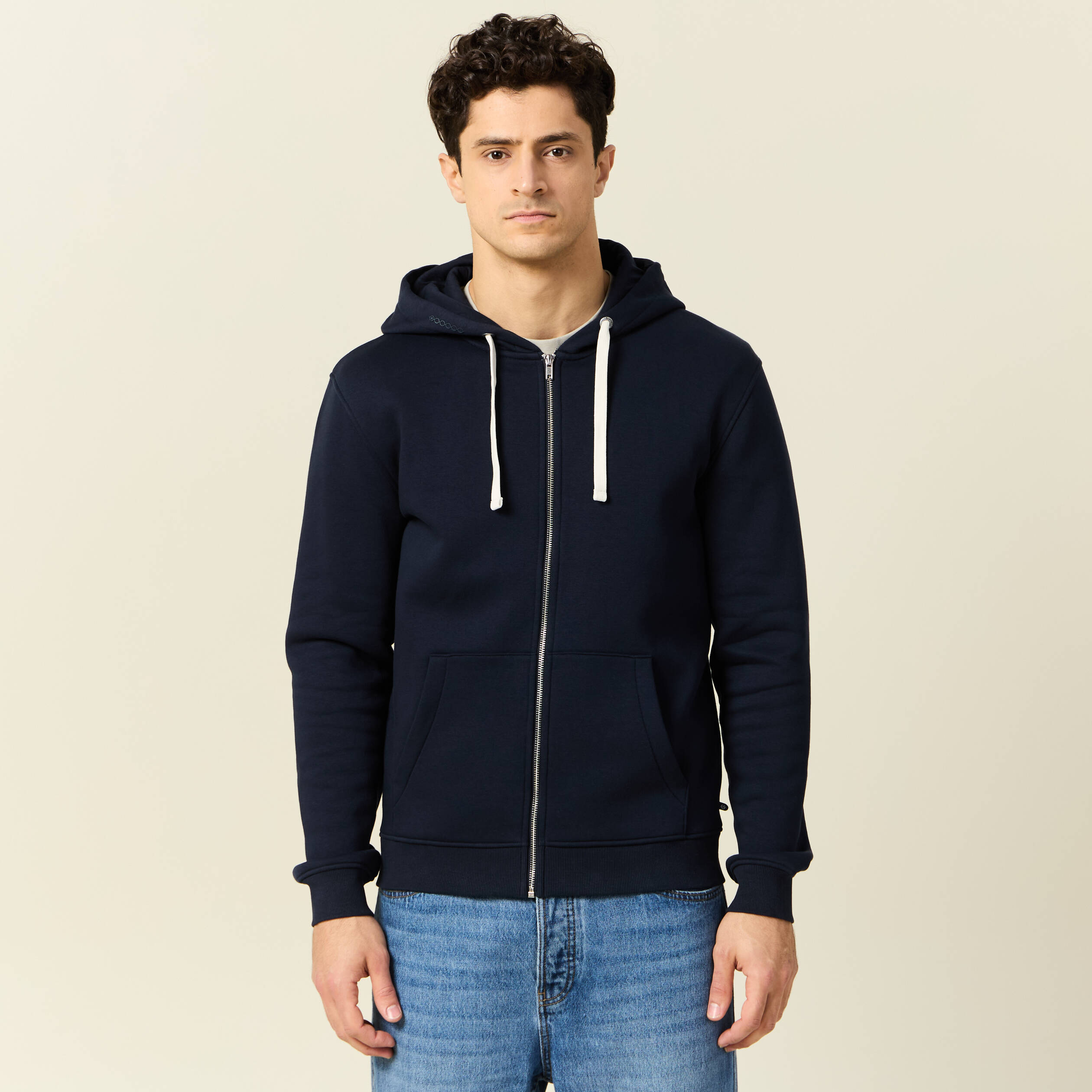 sweat eco responsable bleu marine homme Sweat éco-responsable bleu marine homme