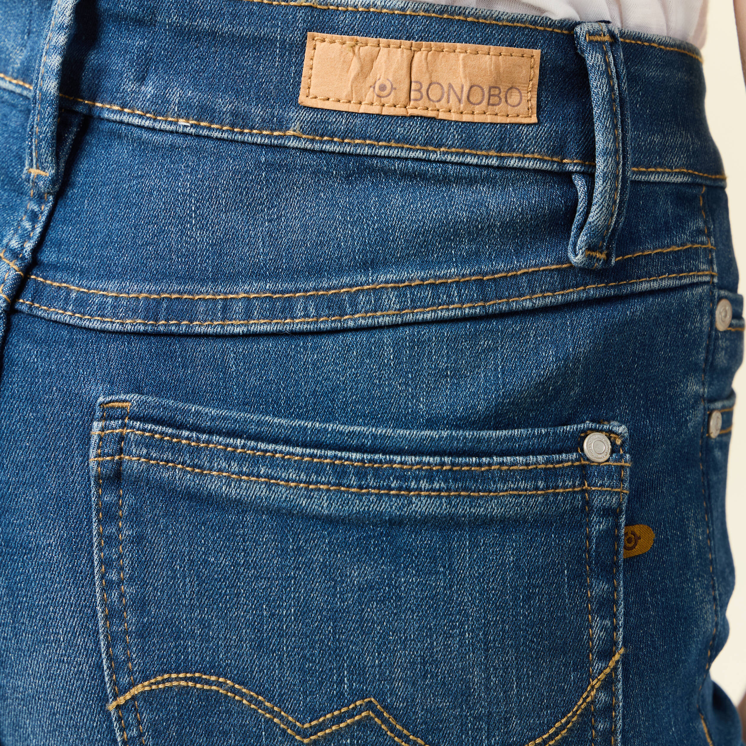 jeans slim taille haute denim stone femme Jeans slim taille haute denim stone femme
