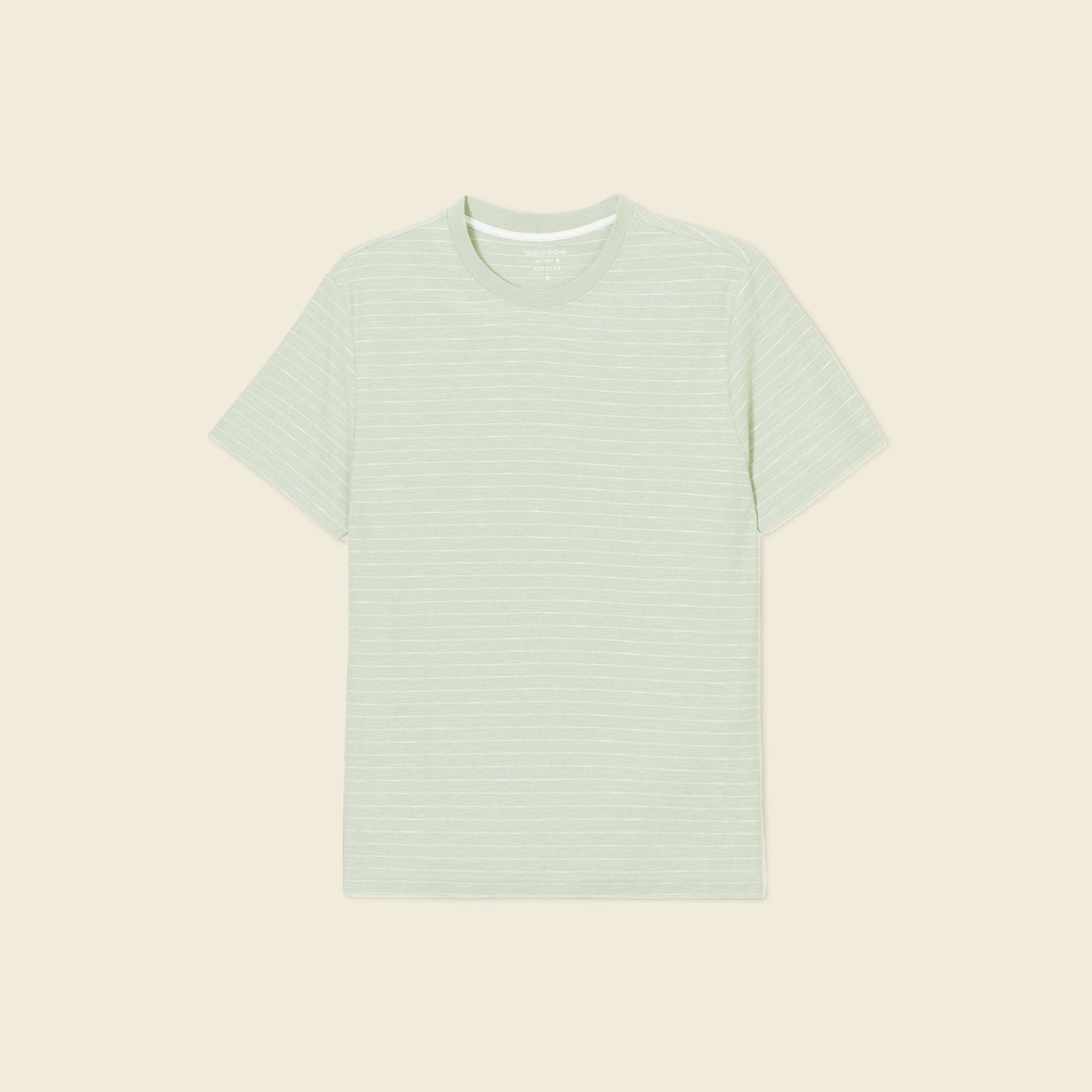 T-shirt éco-responsable vert olive homme