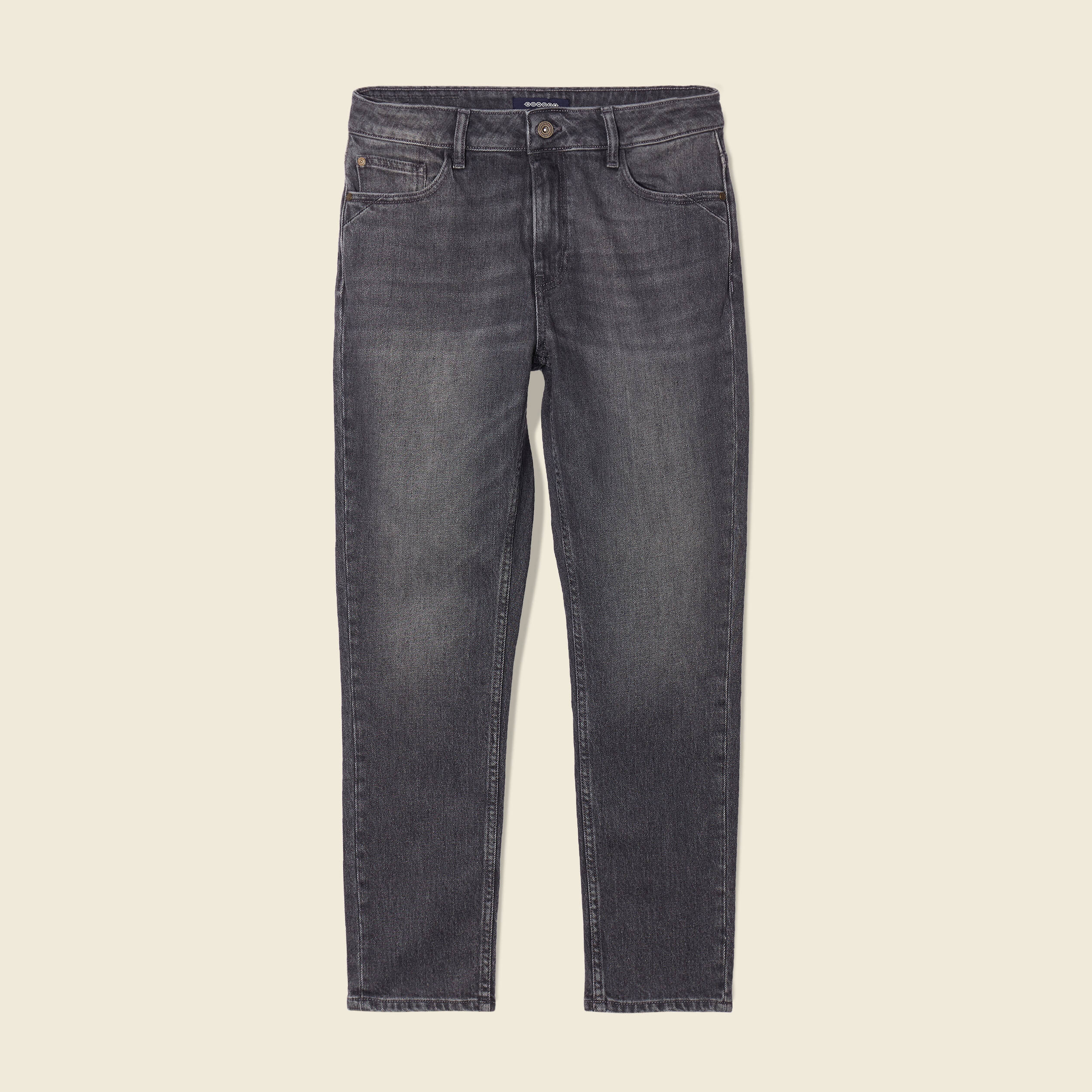jeans slim 78eme denim gris femme Jeans slim 7/8ème denim gris femme