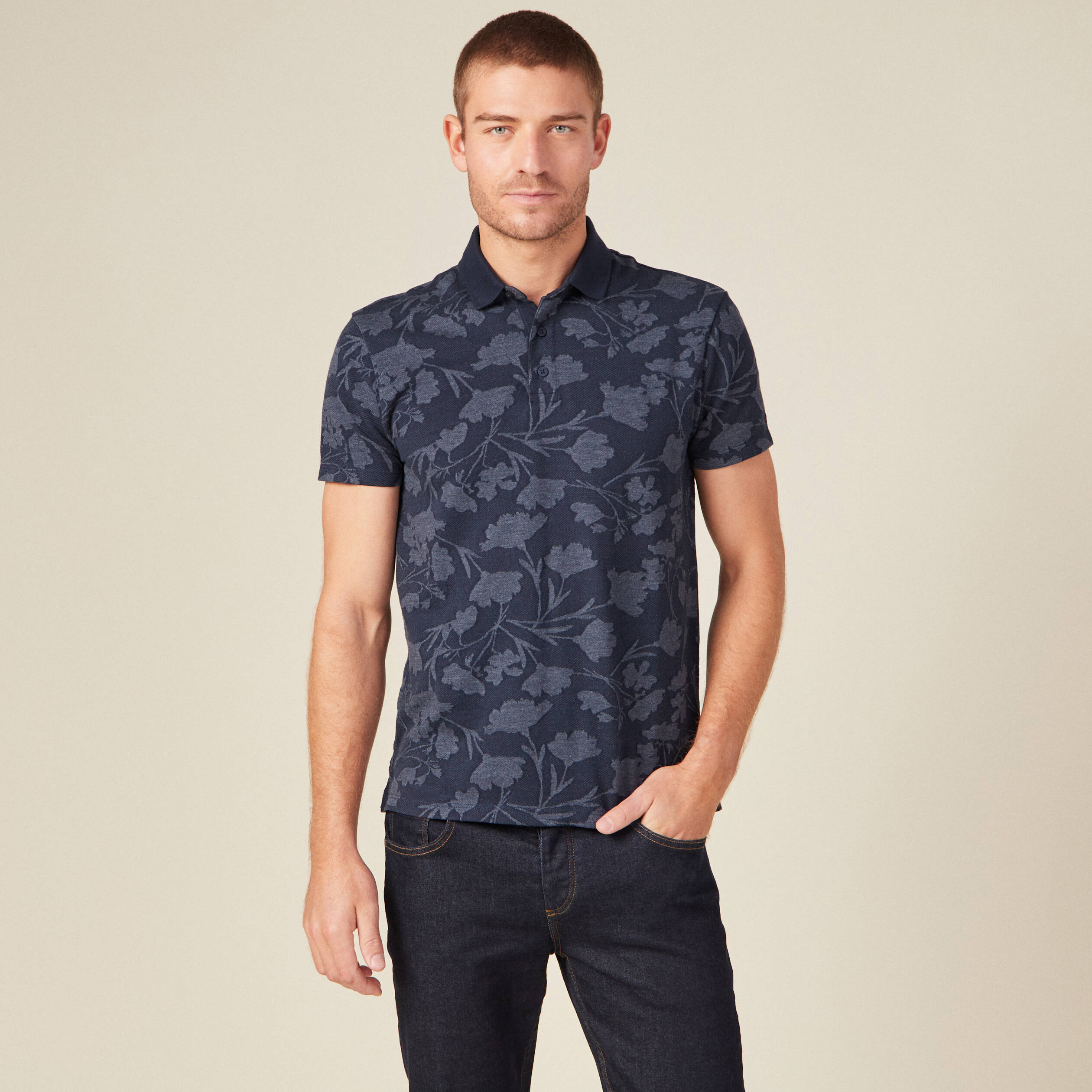polo manches courtes bleu marine homme Polo manches courtes bleu marine homme