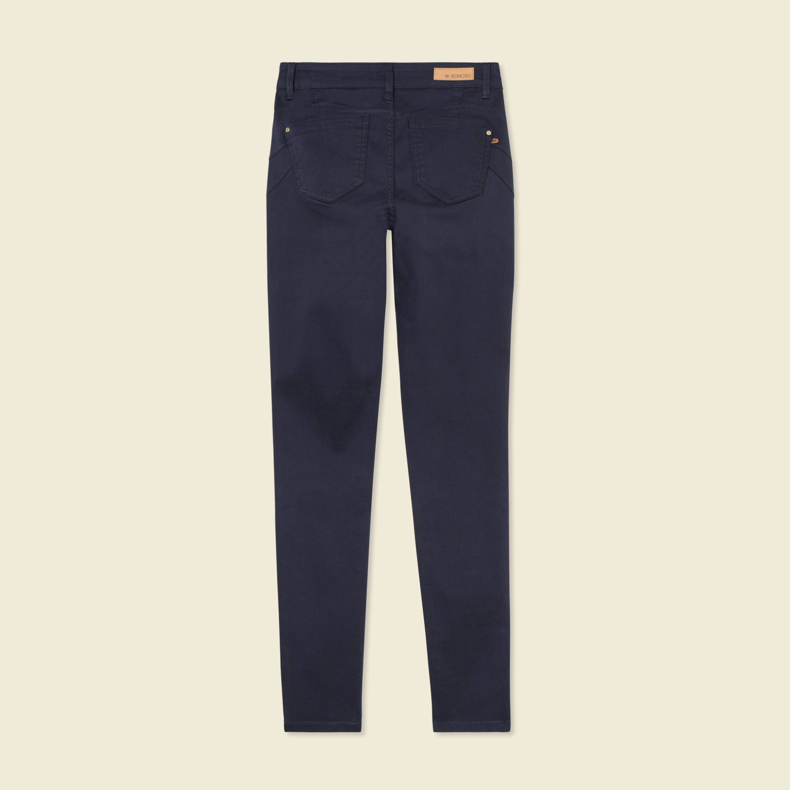 pantalon audrey skinny push up bleu marine femme Pantalon Audrey - skinny push up bleu marine femme