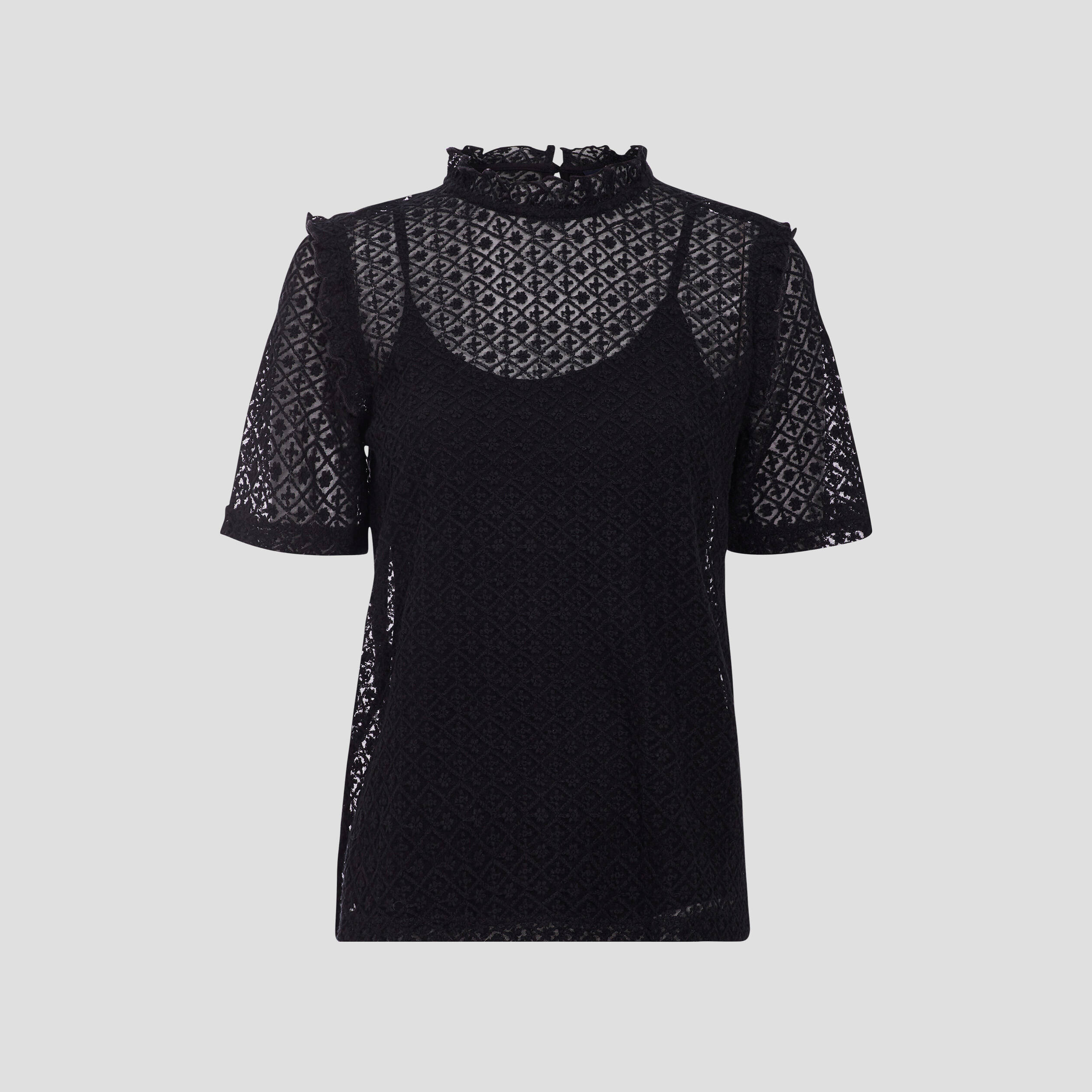 t shirt manches courtes noir femme T-shirt manches courtes noir femme