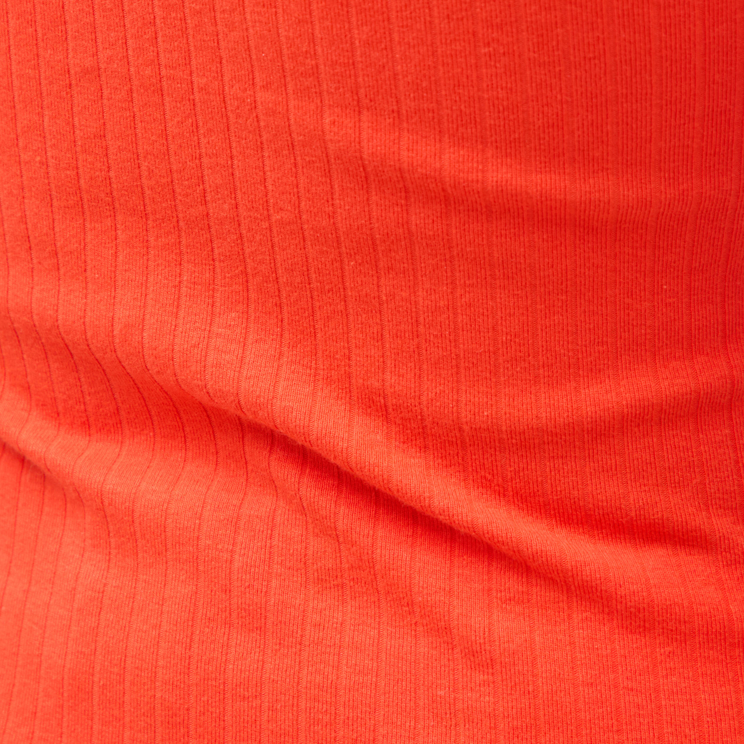 D&eacute;bardeur sans manches c&ocirc;tel&eacute; orange fonc&eacute; femme