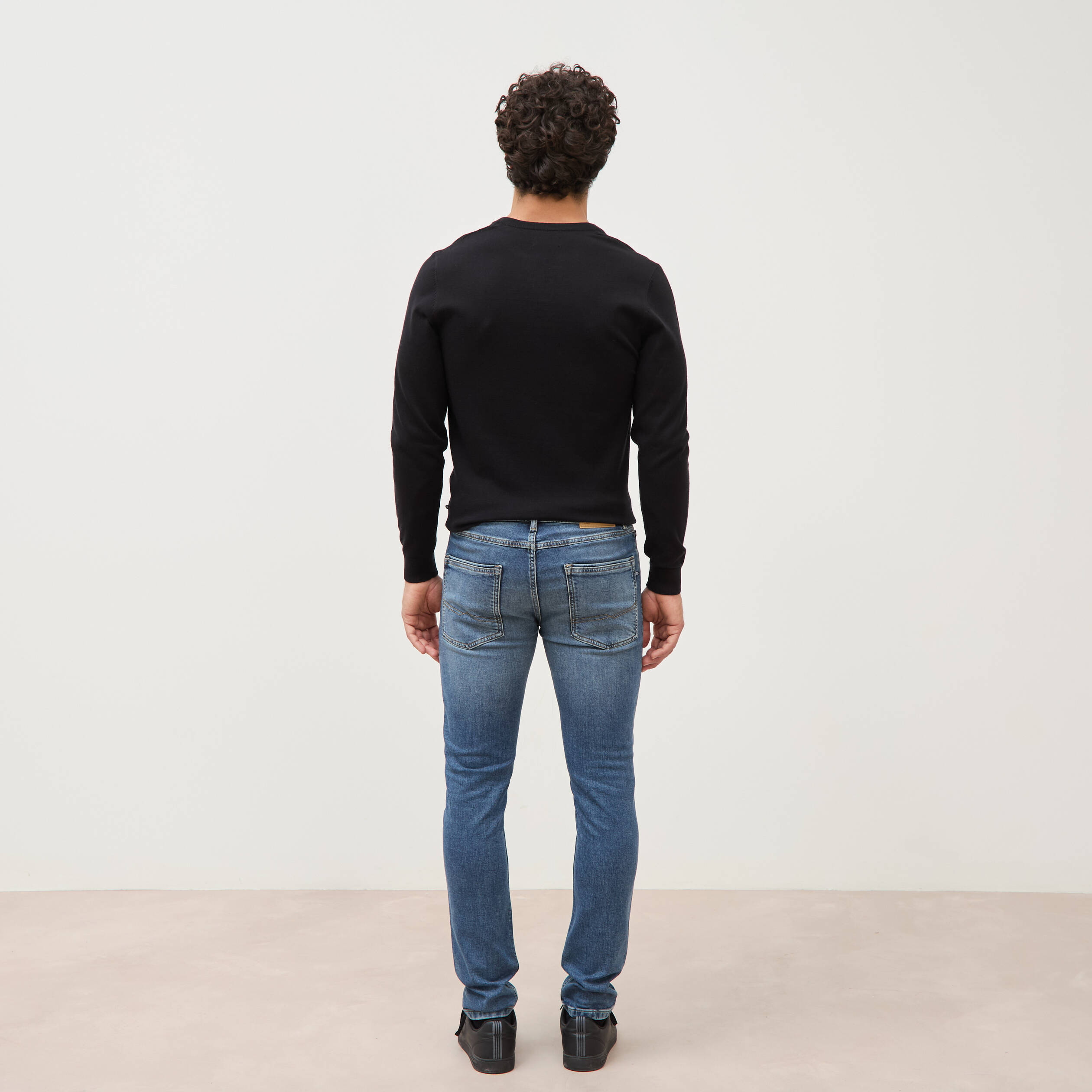 Jeans slim longueur 32 denim double stone homme