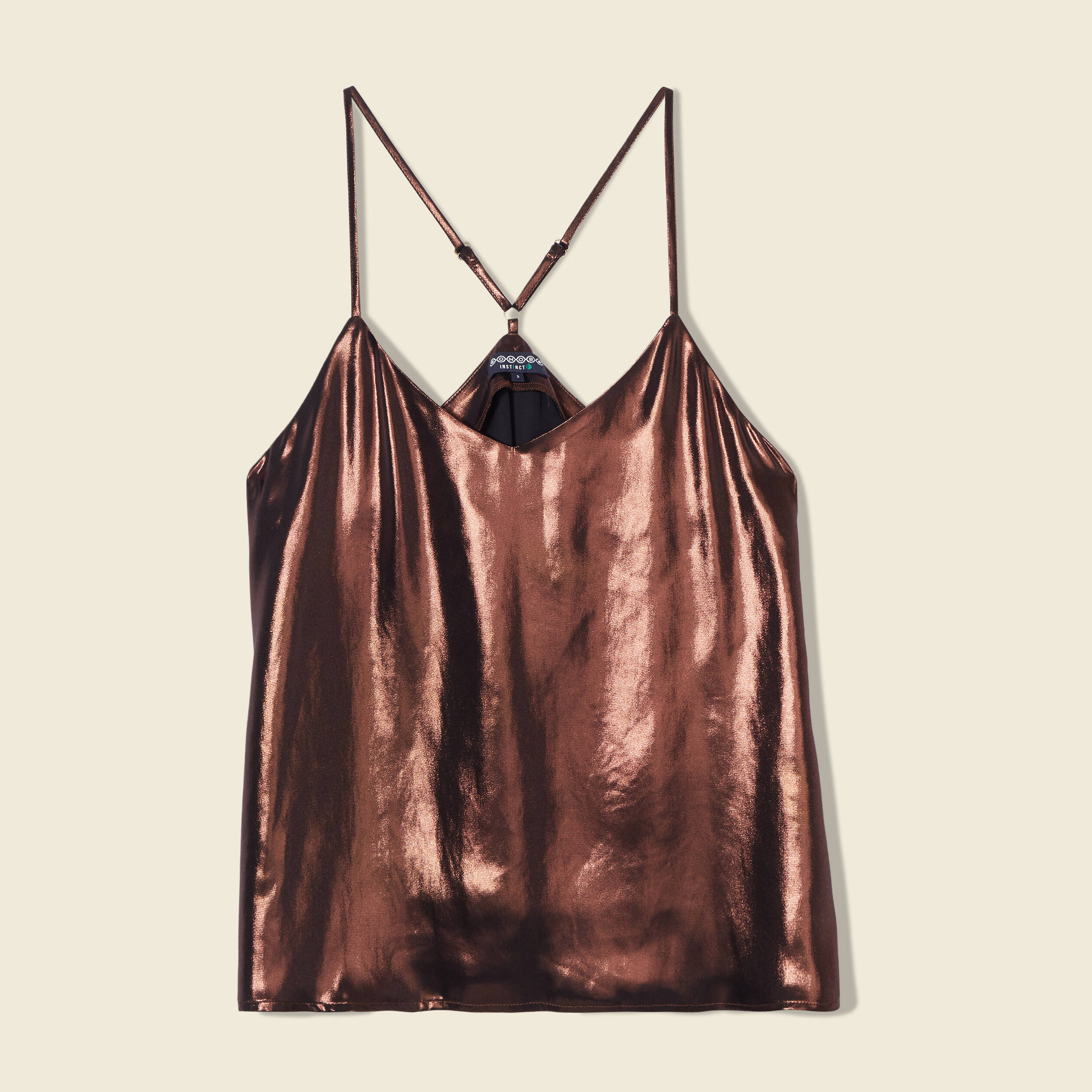 caraco eco responsable marron cognac femme Caraco éco-responsable marron cognac femme