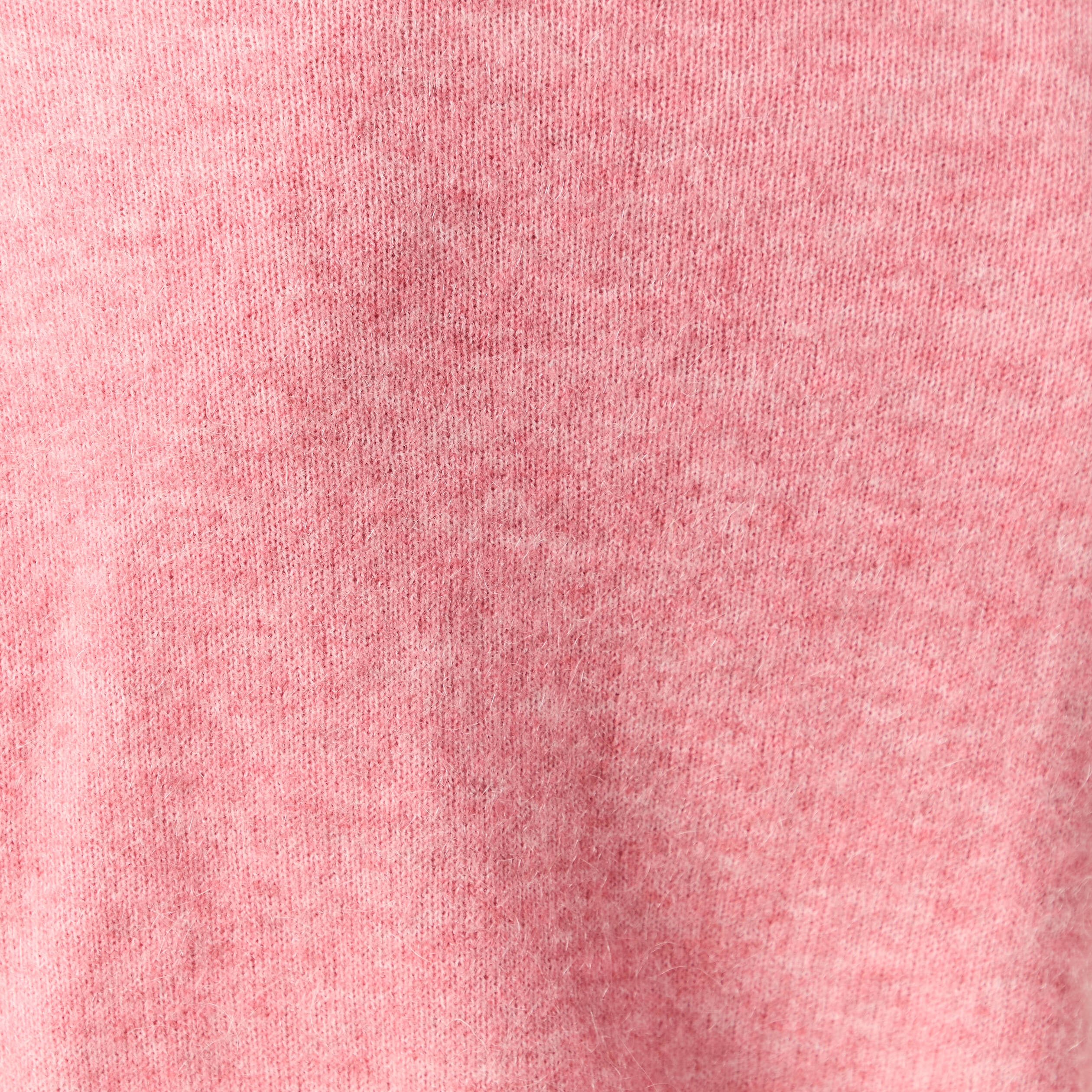 Pull col rond manches longues mauve femme