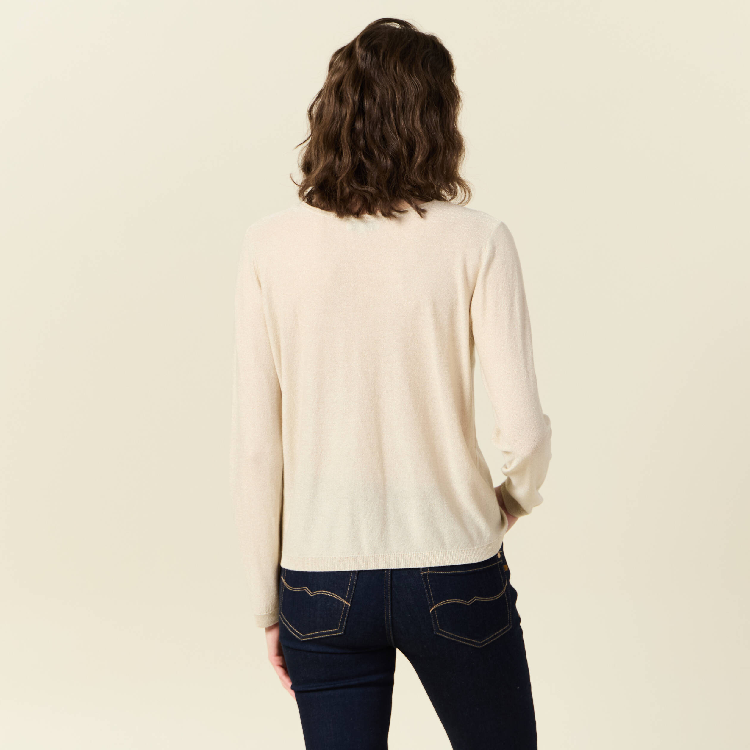 pull manches longues ecru femme Pull manches longues ecru femme
