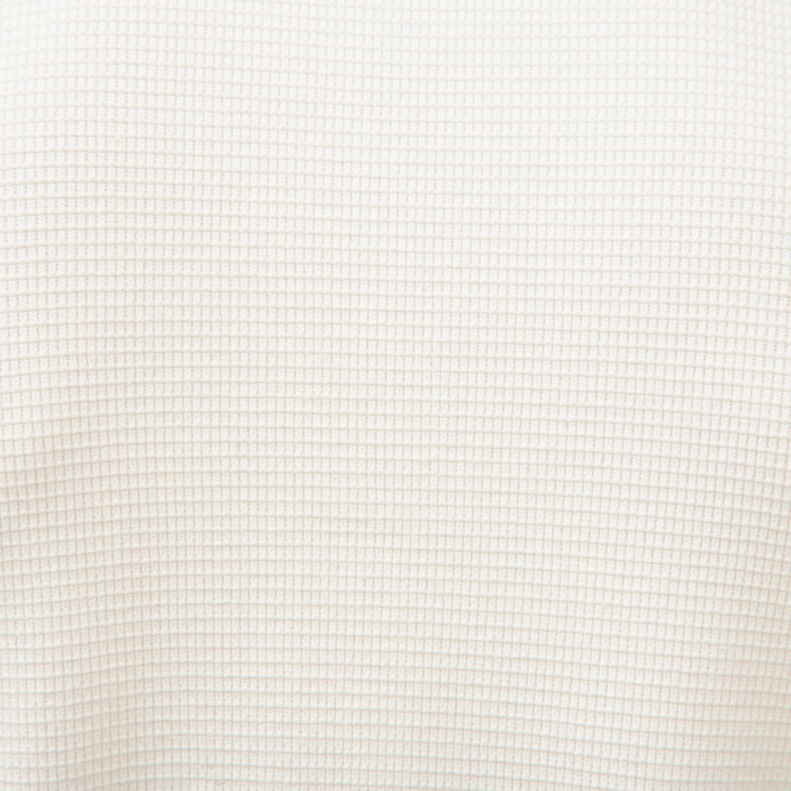 Polo cintr&eacute; manches courtes ecru homme