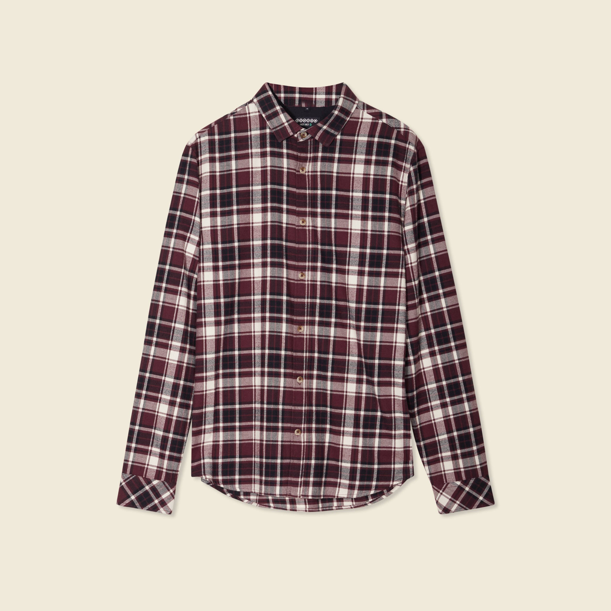 chemise manches longues prune homme Chemise manches longues prune homme