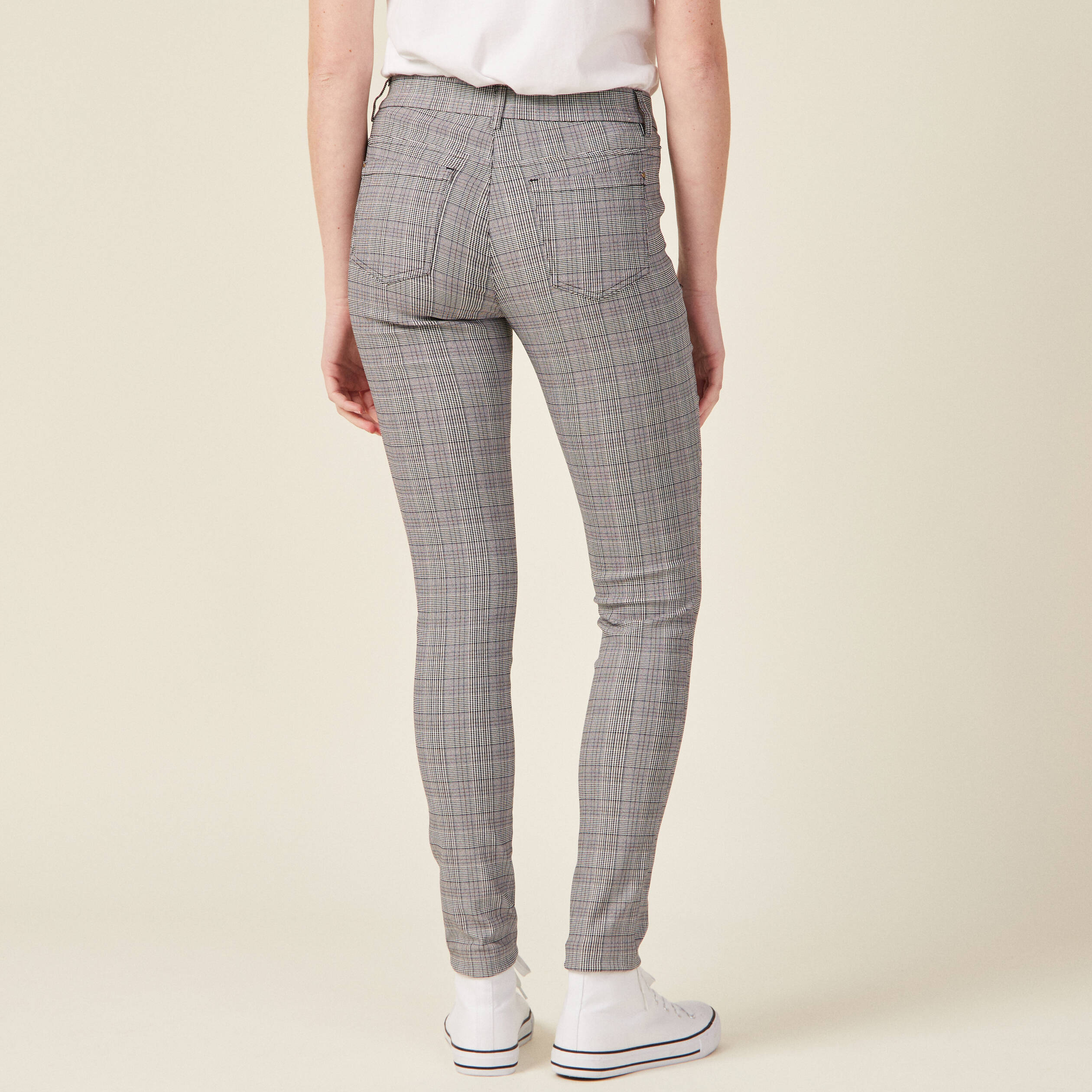pantalon skinny gris femme Pantalon skinny gris femme