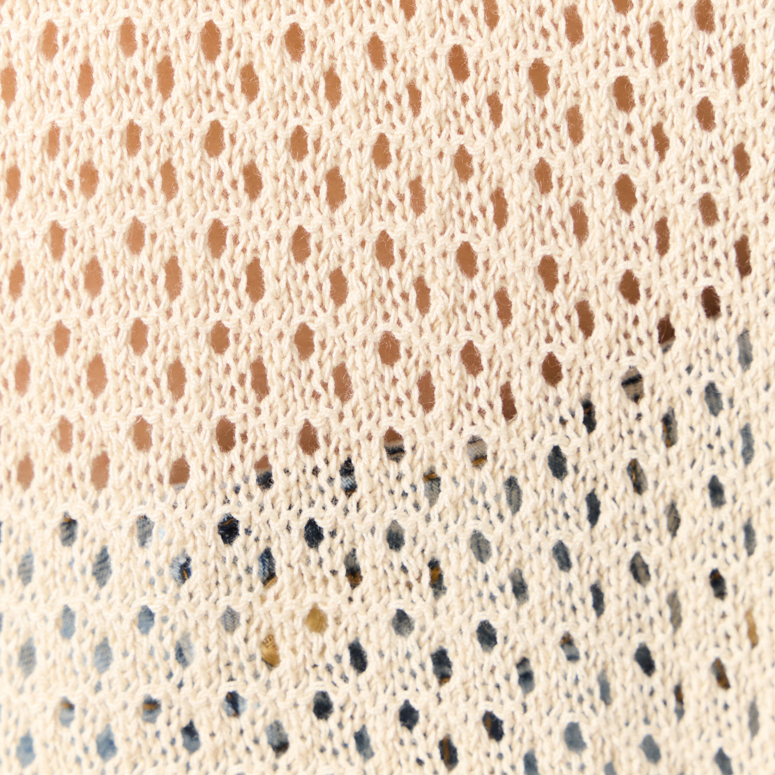 pull col en v eco responsable creme femme Pull col en V éco-responsable creme femme