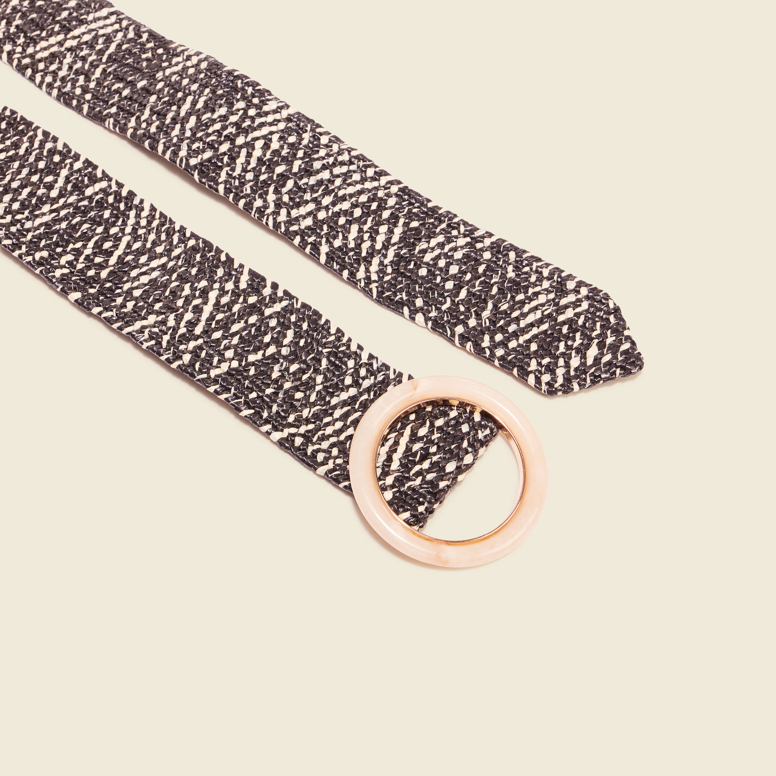 ceinture large tressee noir femme Ceinture large tressée noir femme