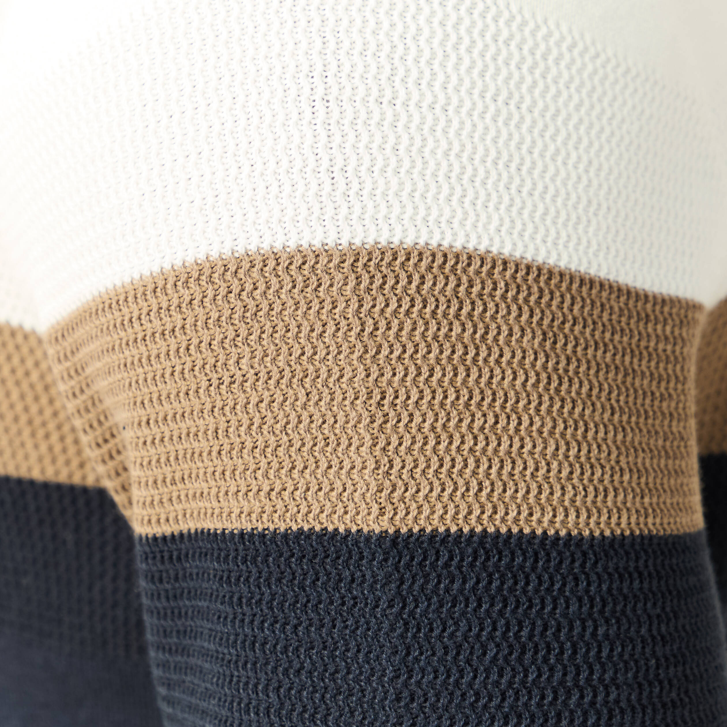 Pull manches longues ecru homme