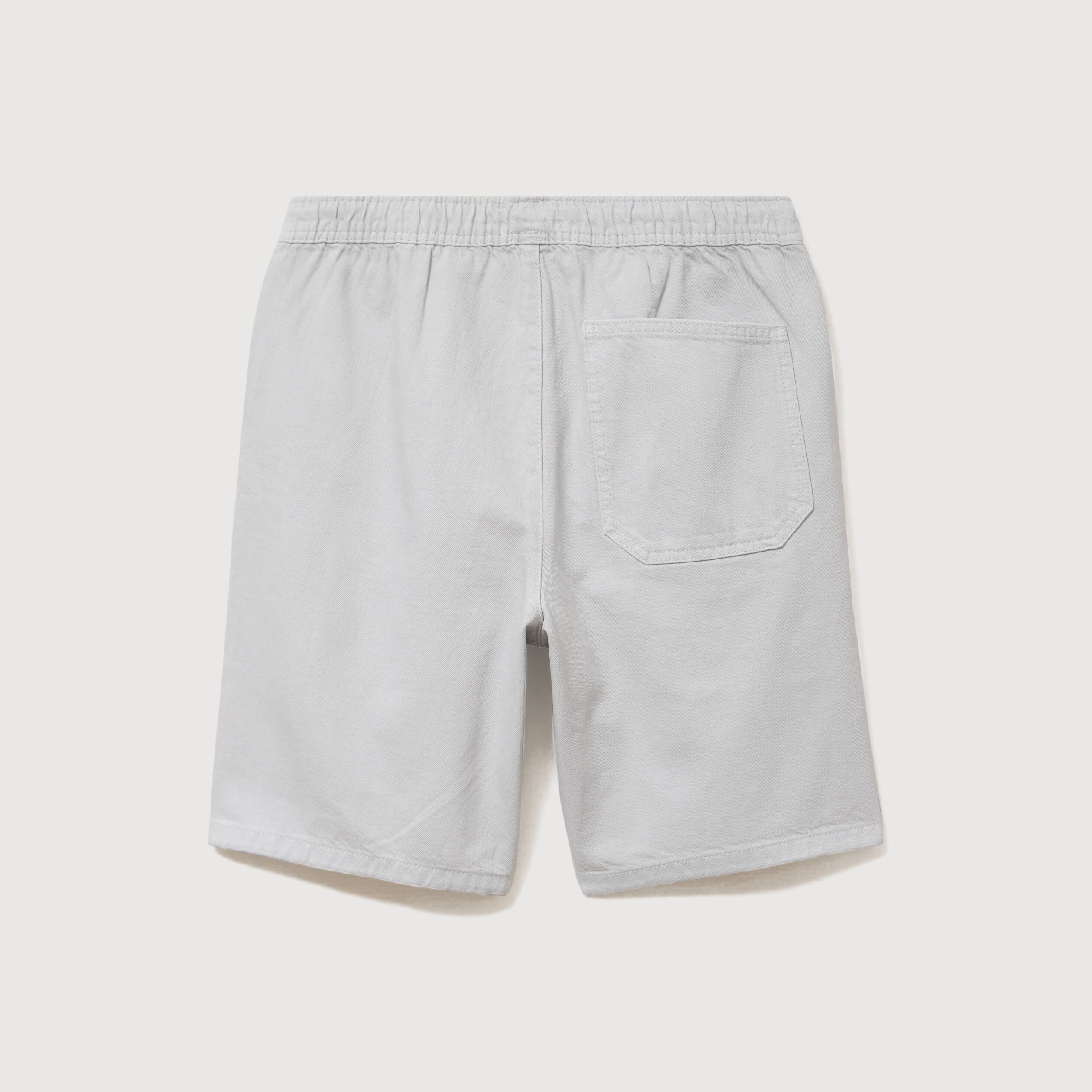 Bermuda en coton gris clair homme