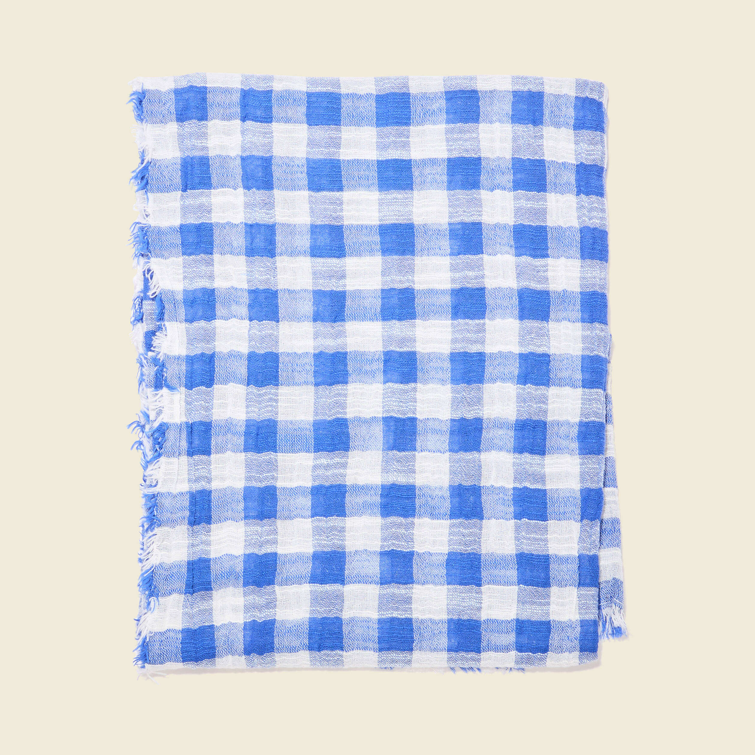 Foulard bleu electrique femme
