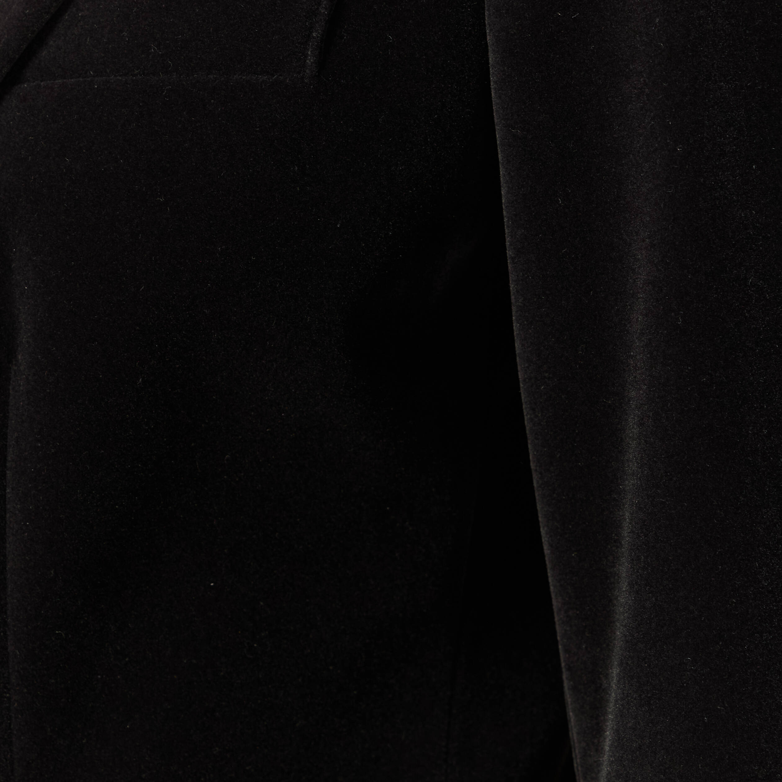 Veste blazer velours noir femme