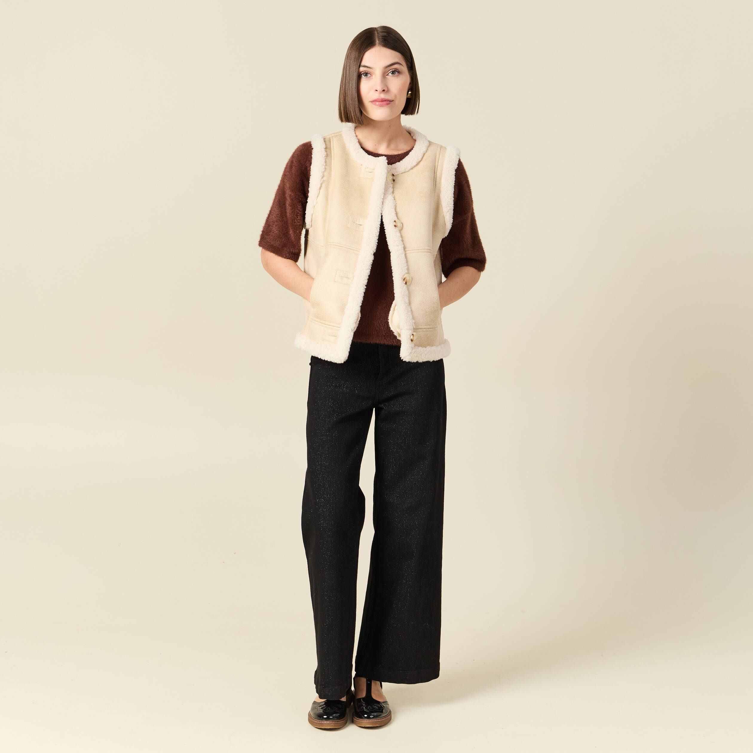 Pull&Bear - Ceinture avec boucle noire - Marron | ASOS