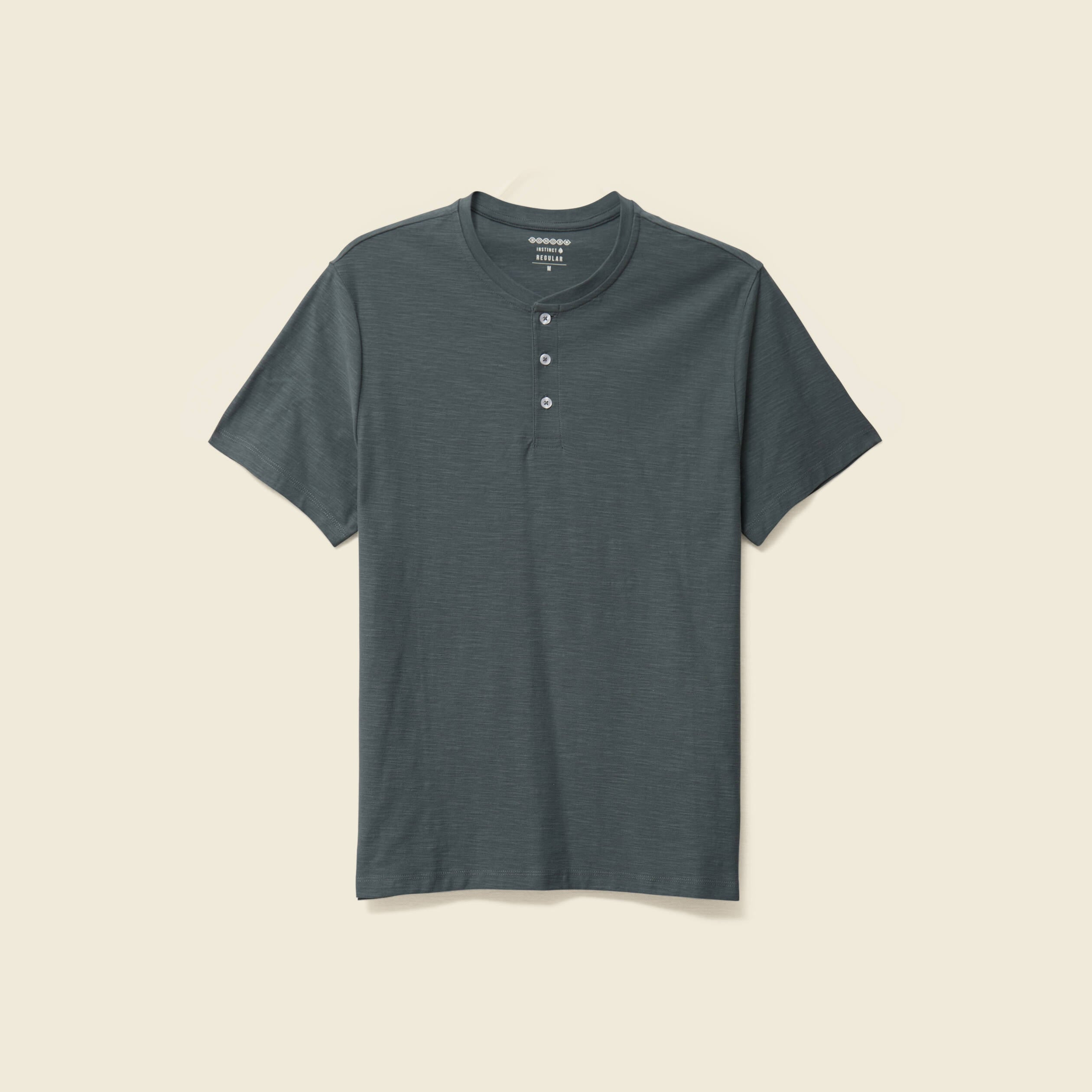 T-shirt manches courtes vert kaki homme