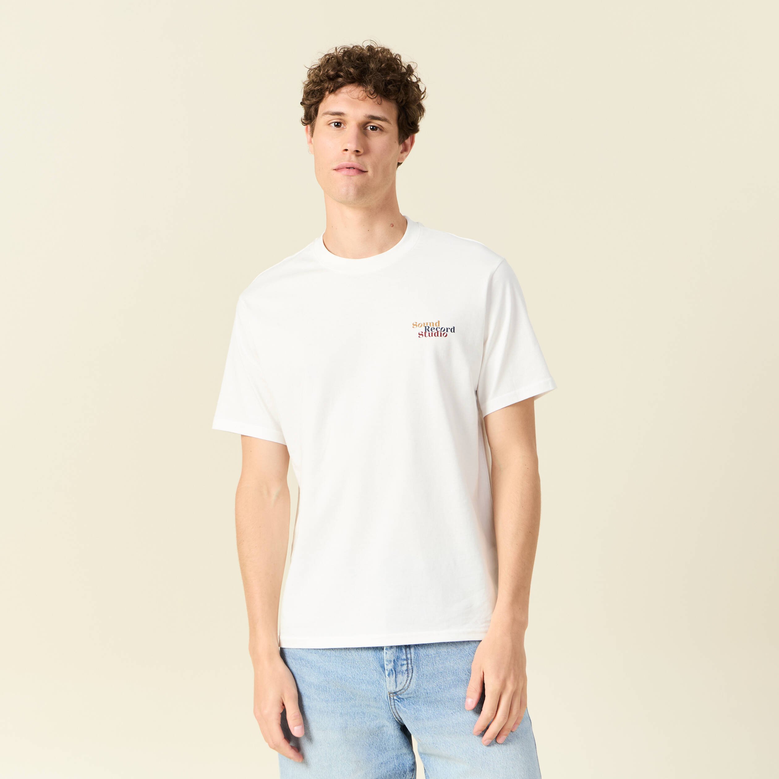 t shirt eco responsable ecru homme T-shirt éco-responsable ecru homme