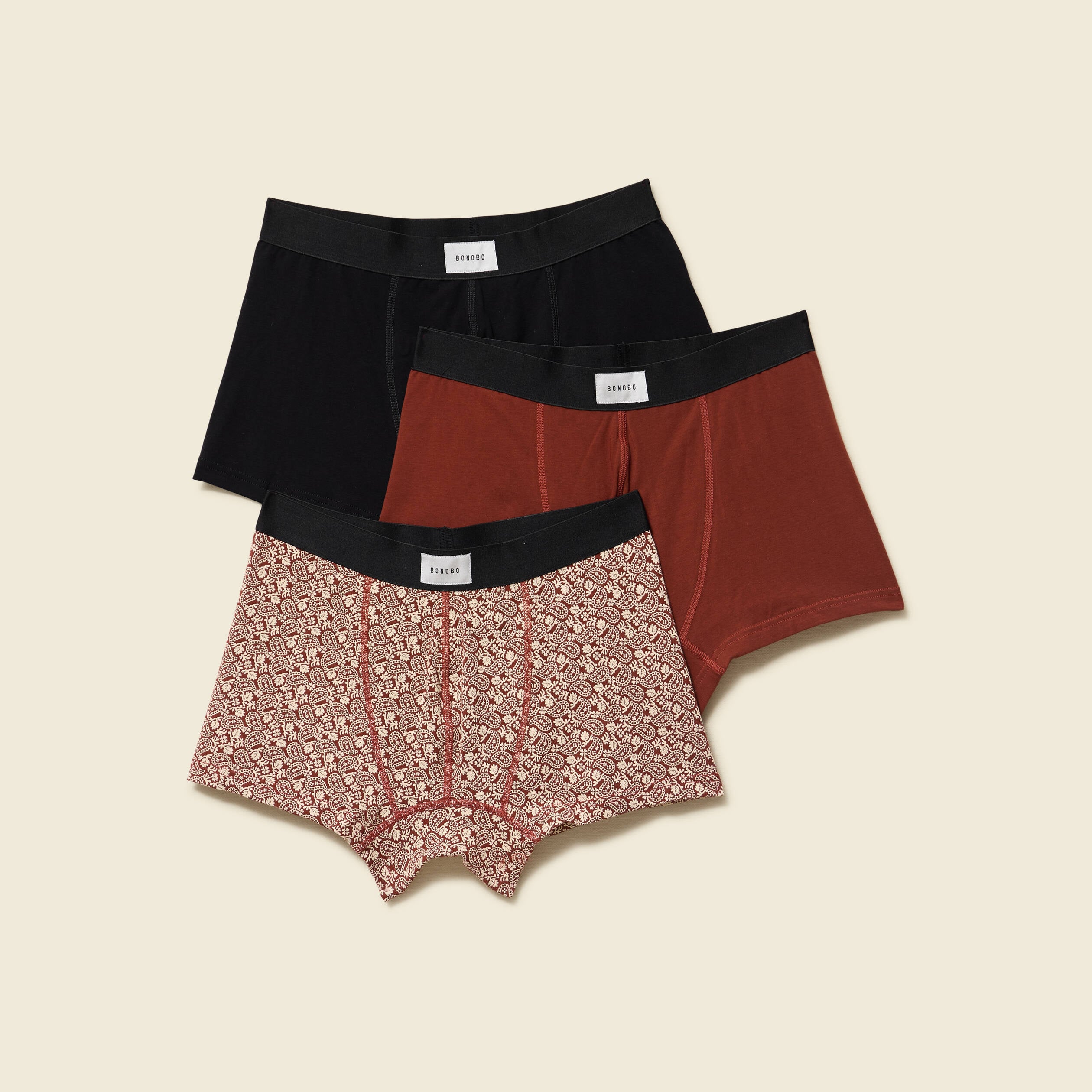 Pack de 3 boxers noir homme